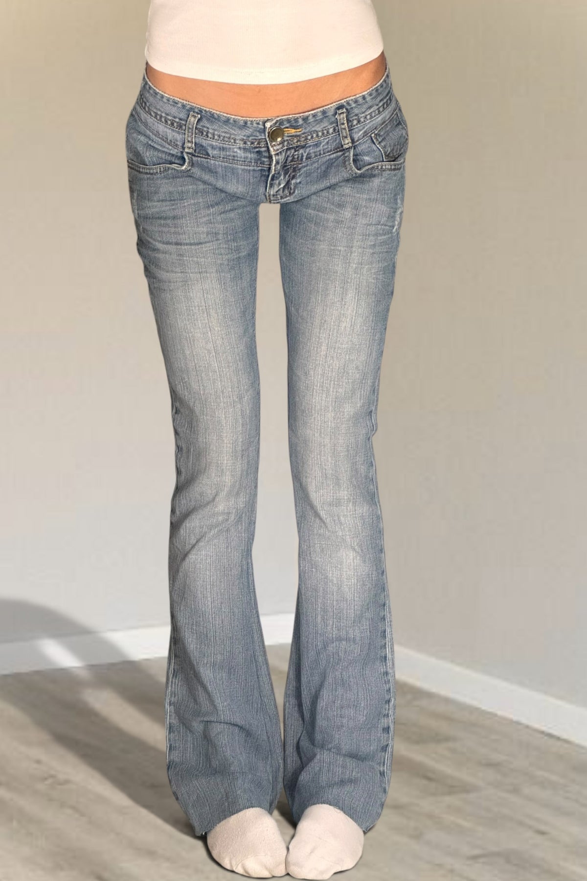 Lågmidjade jeans stl: S