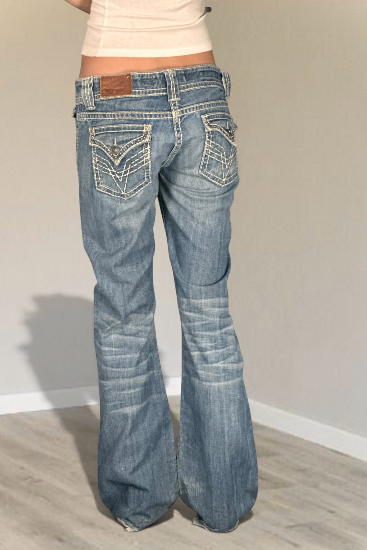 Lågmidjade jeans stl: S
