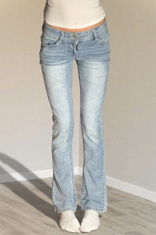 Lågmidjade jeans stl: XXS