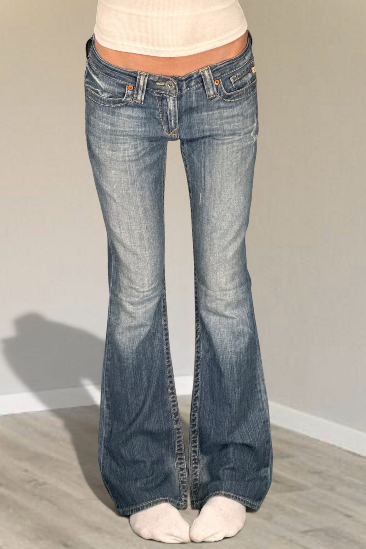 Lågmidjade jeans stl: S