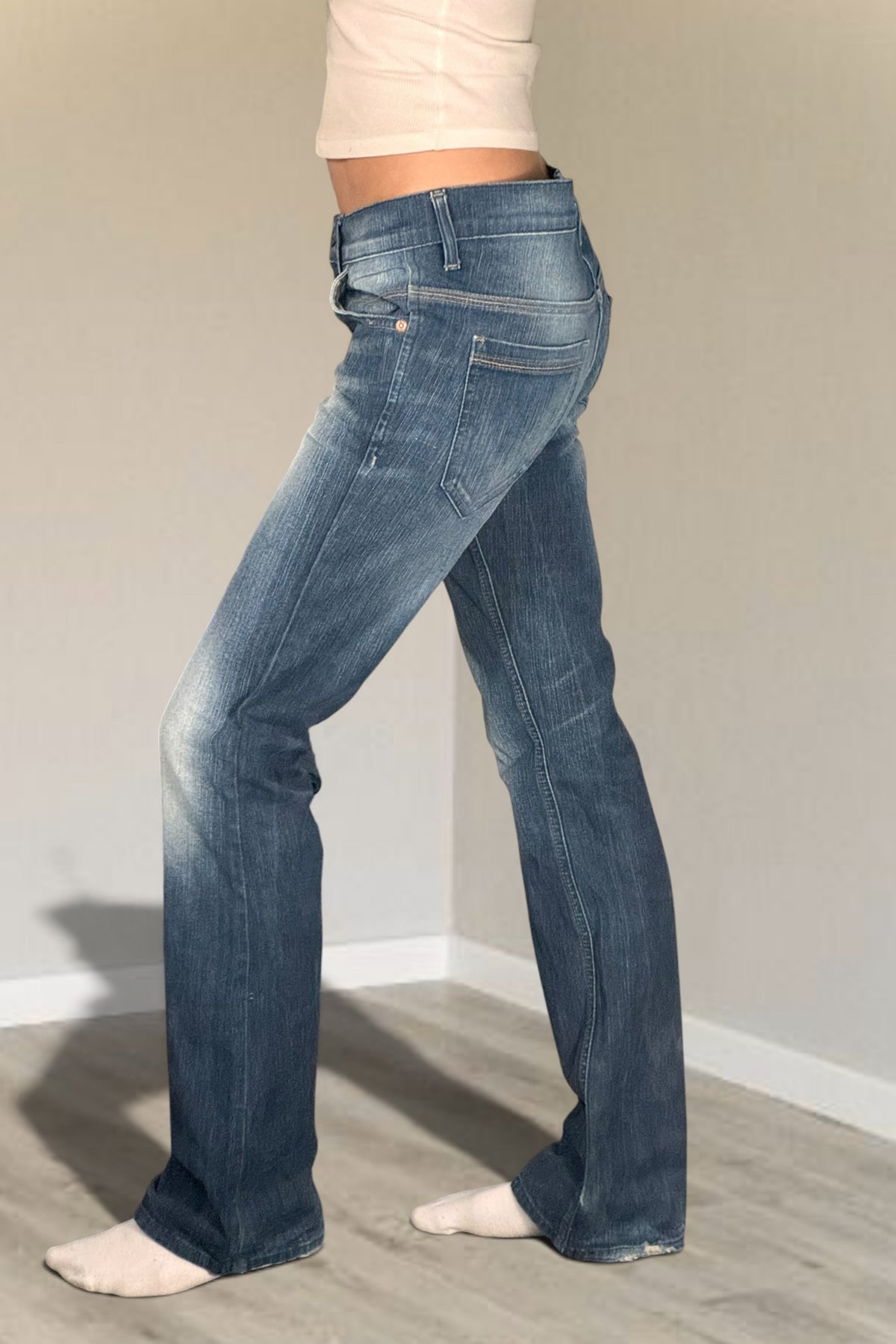 Lågmidjade jeans stl: XS