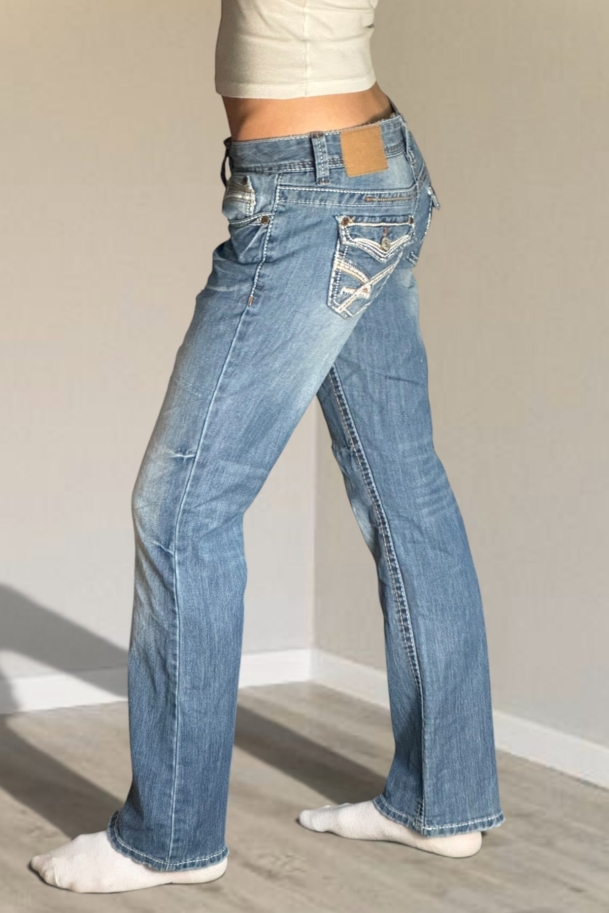 Lågmidjade jeans stl: XS