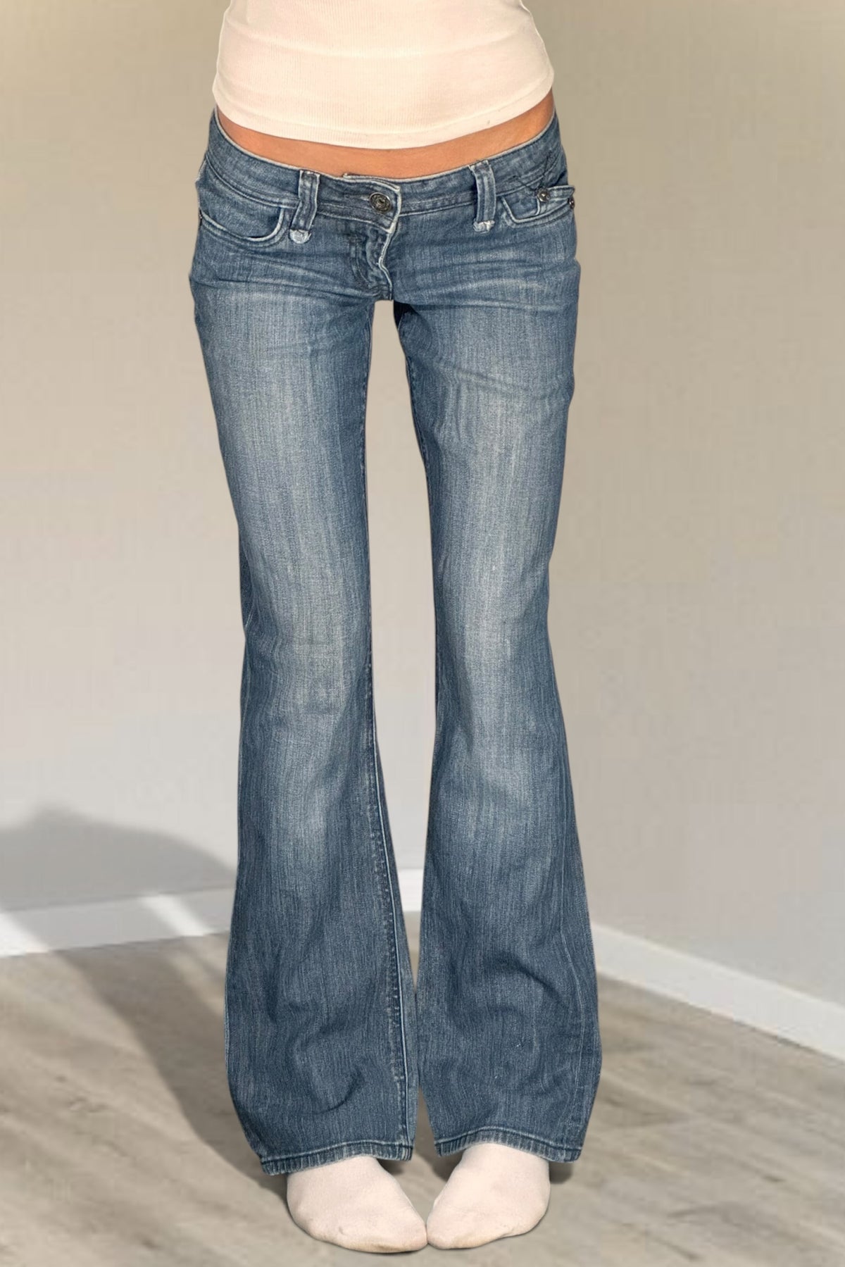 Lågmidjade jeans stl: XS