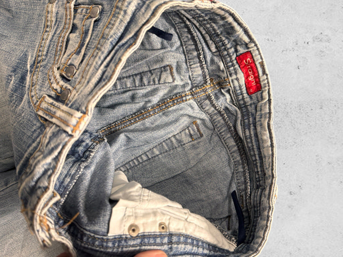 Utsvängda jeans stl: XS