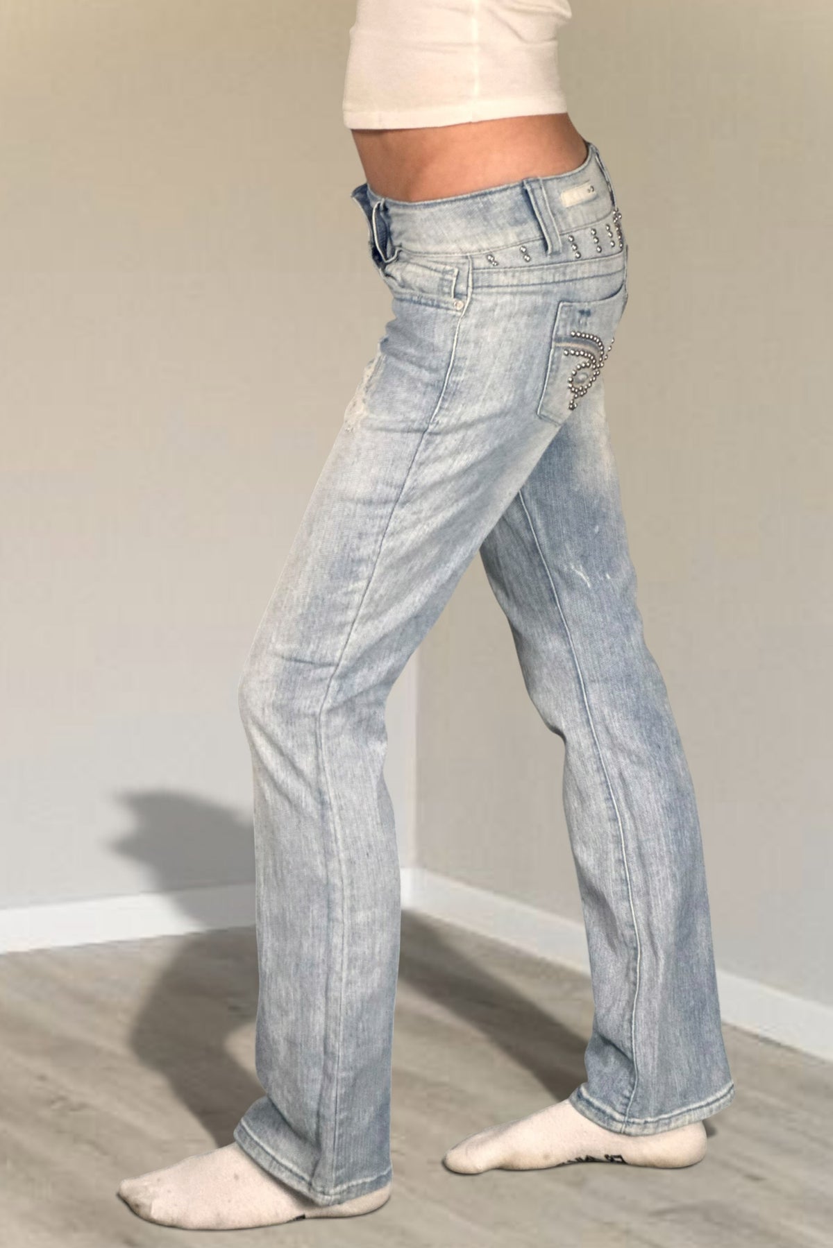 Lågmidjade jeans stl: XXS