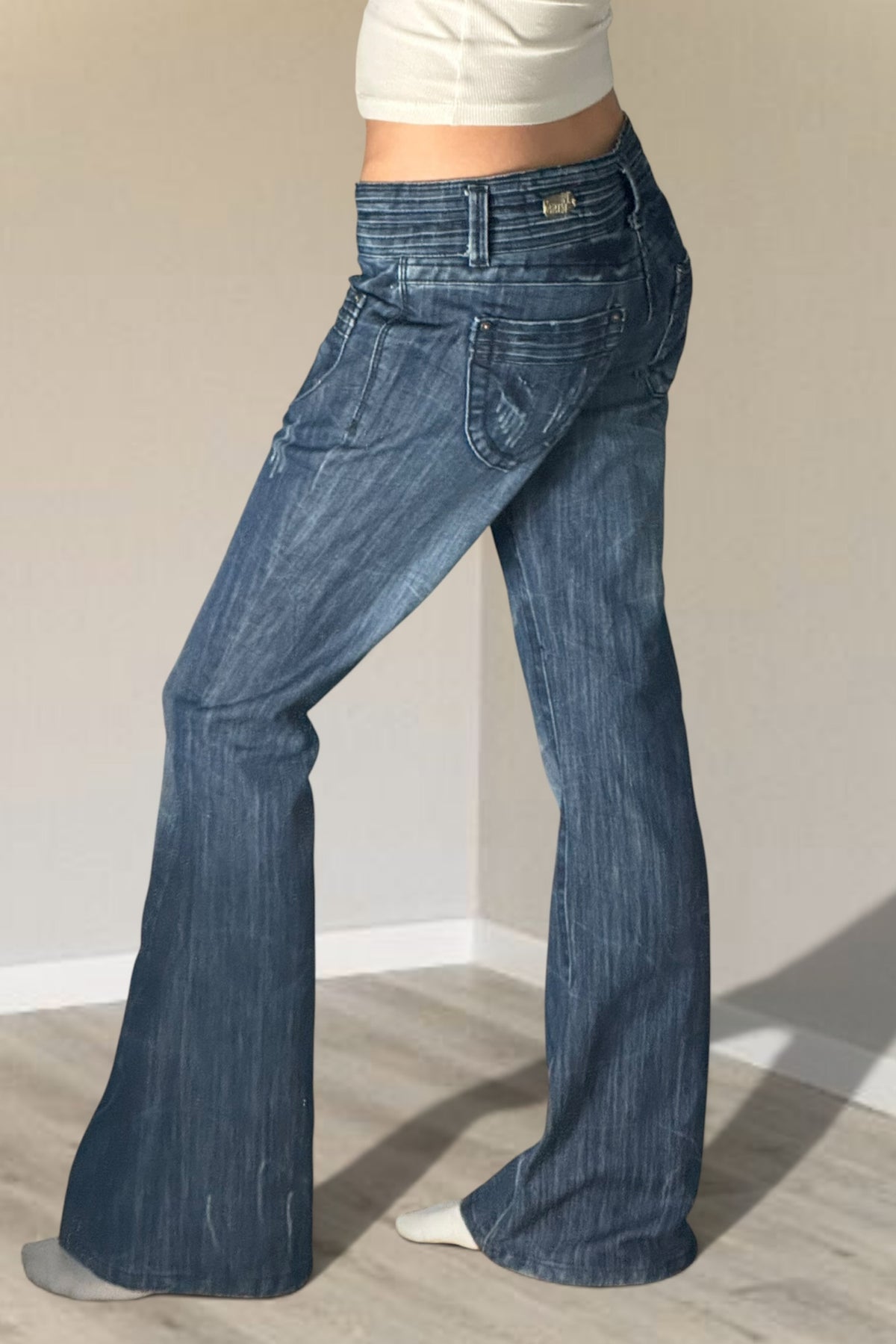 Lågmidjade jeans stl: S