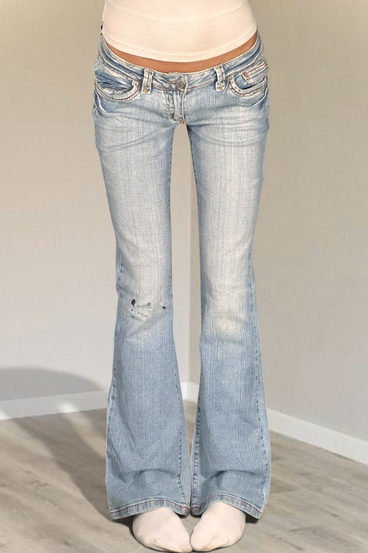 Lågmidjade jeans stl: S