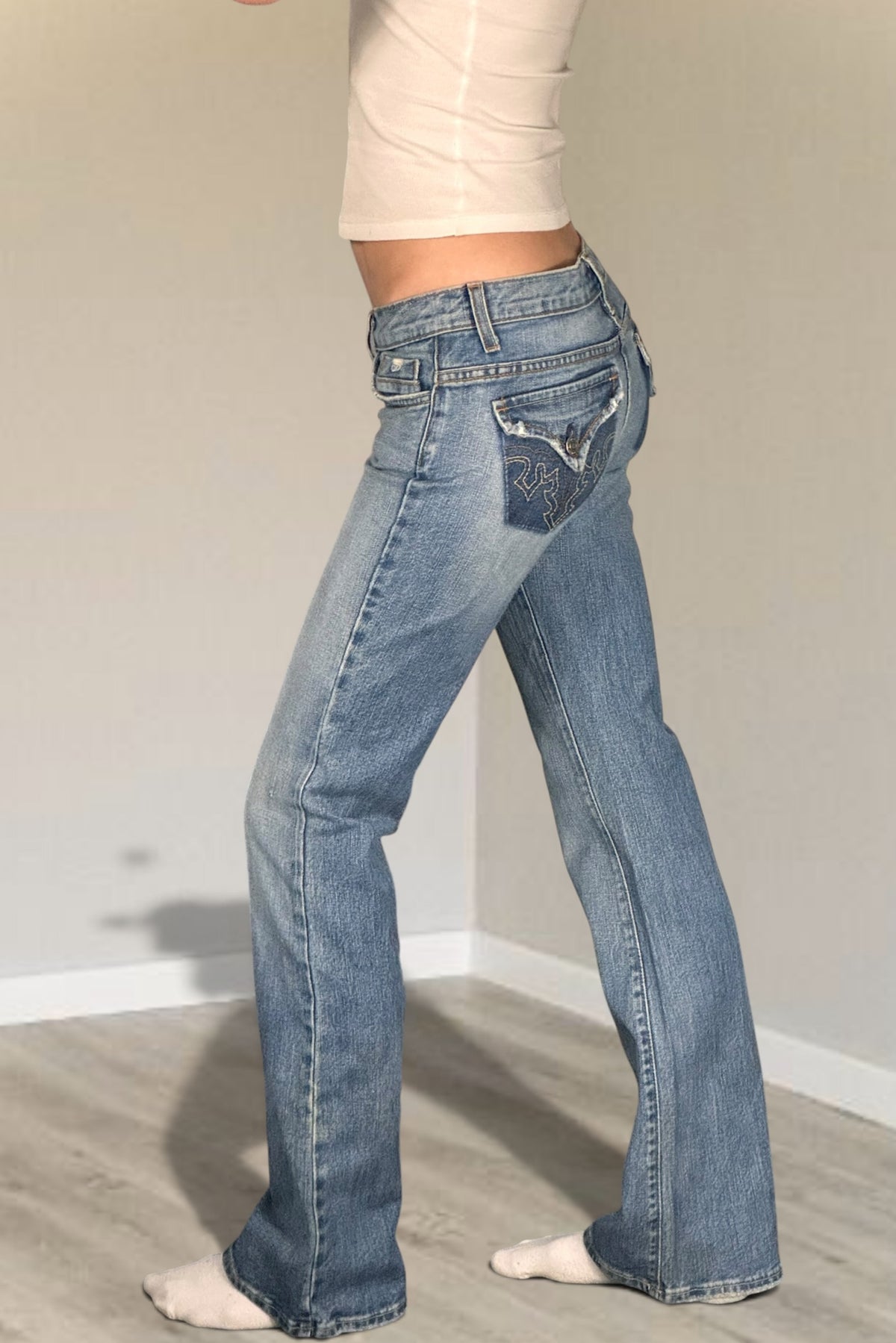 Lågmidjade jeans stl: XS