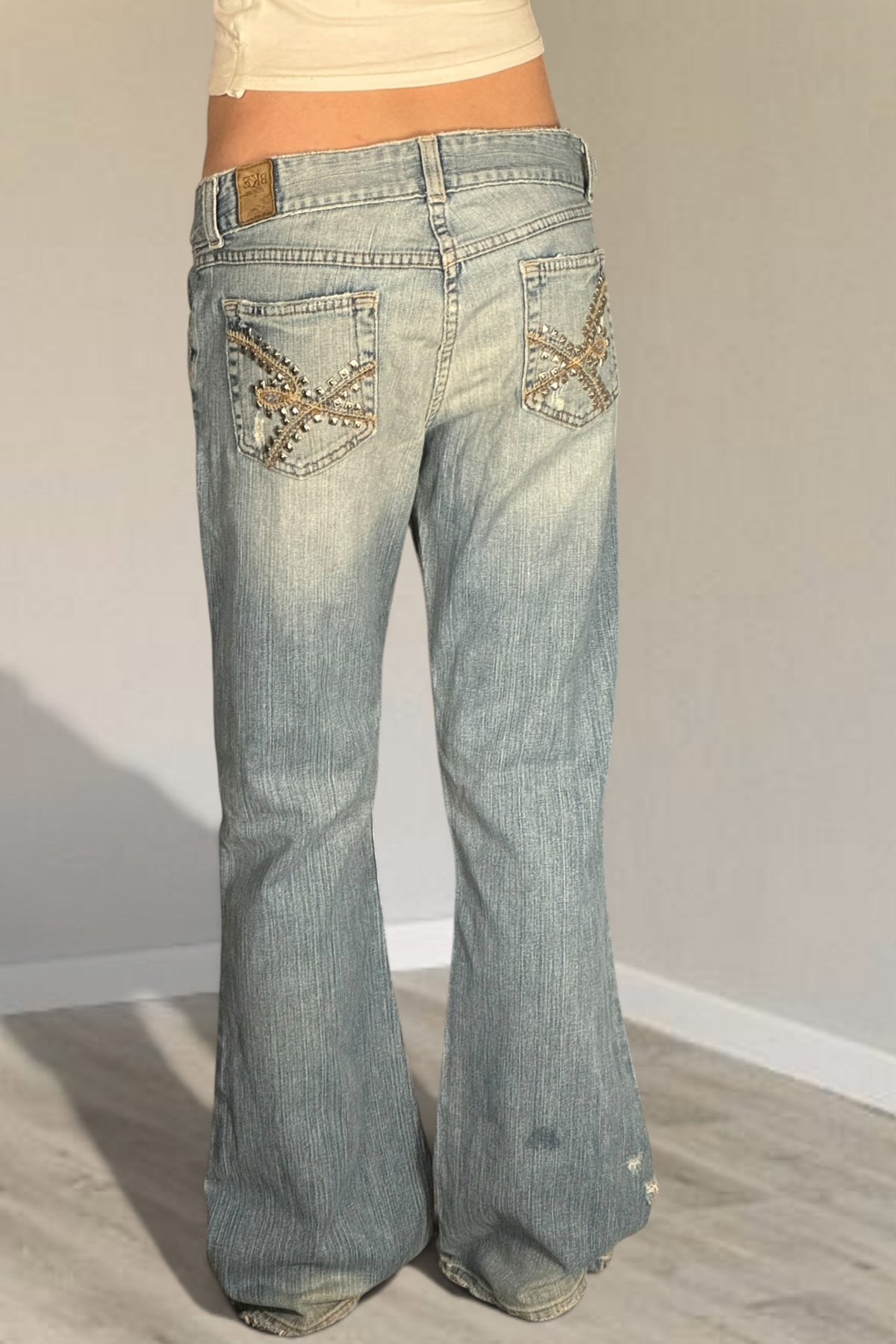 Lågmidjade jeans stl: M