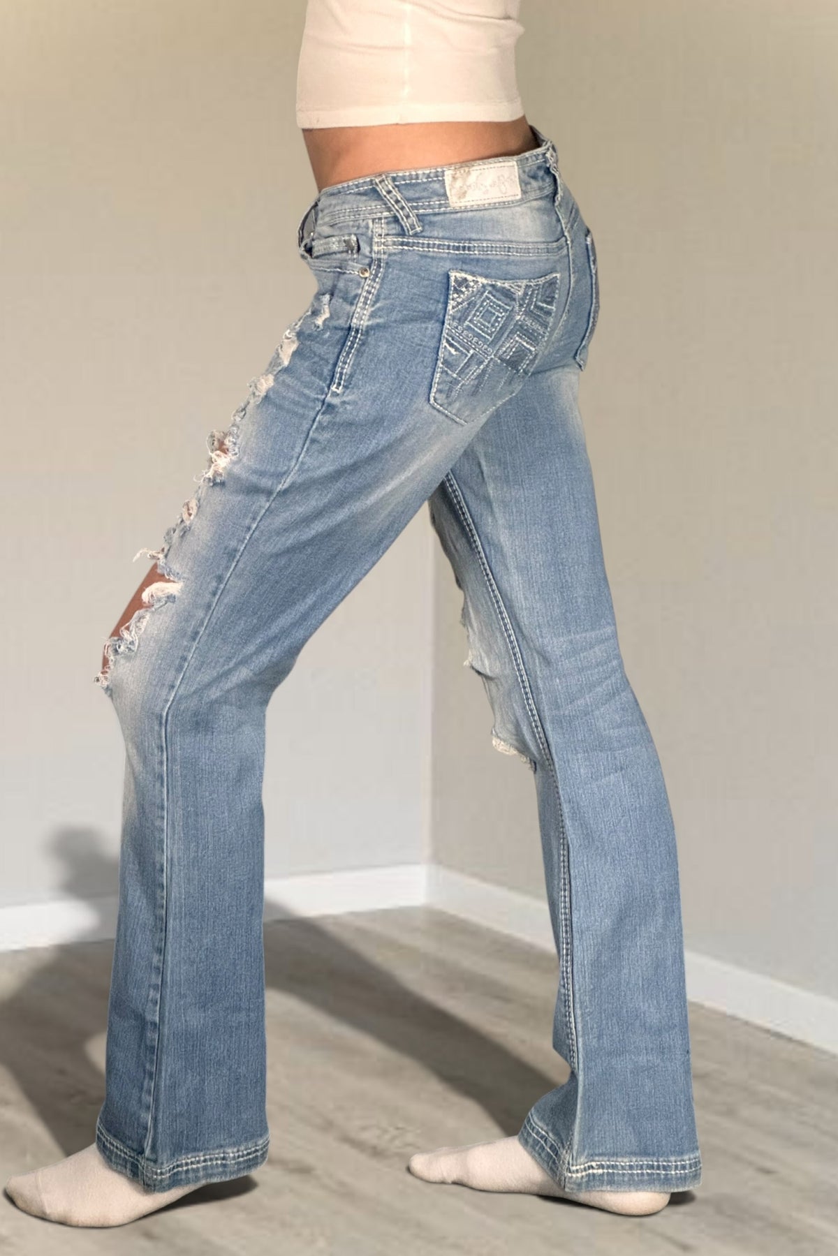 Lågmidjade jeans stl: XS/S