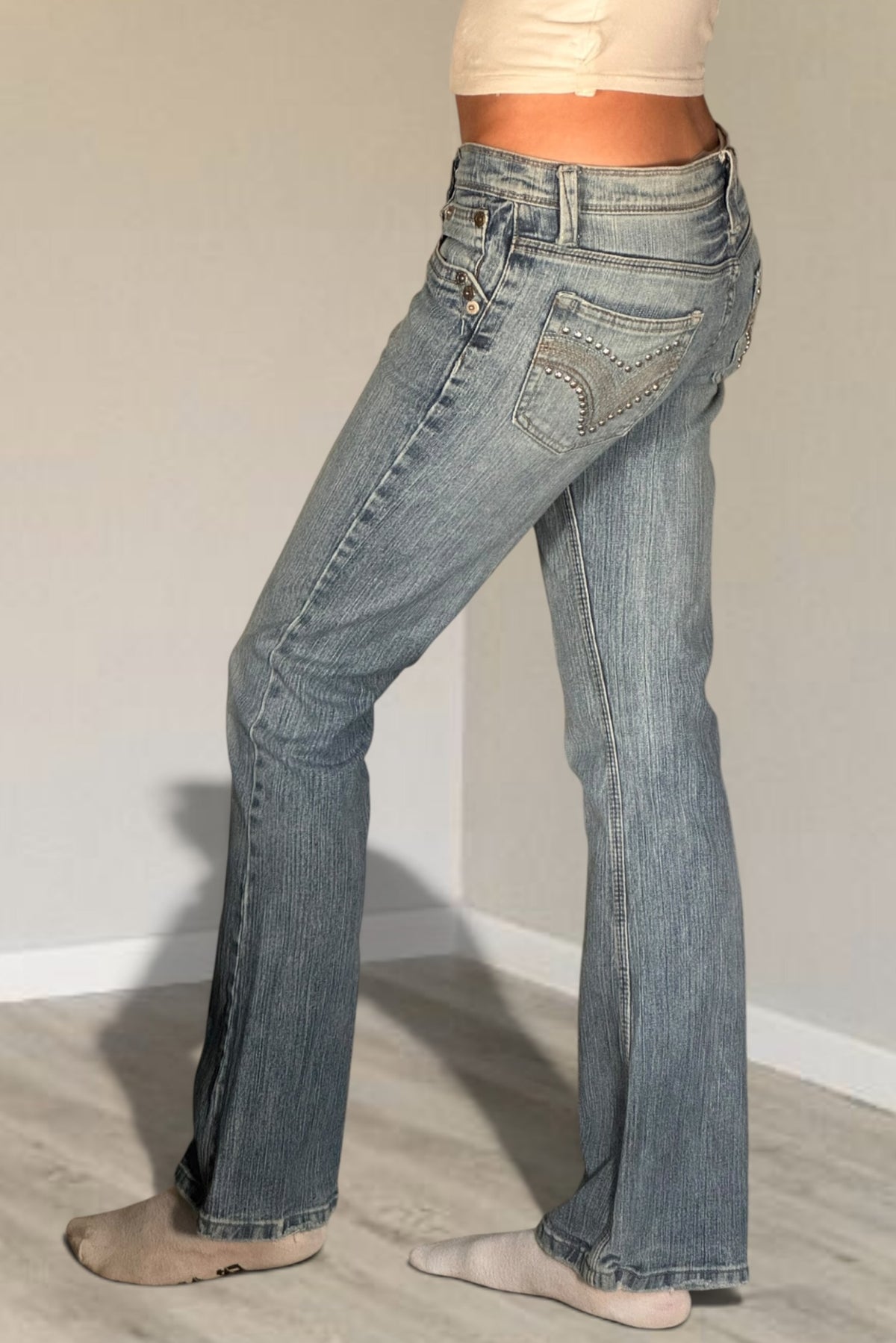 Lågmidjade jeans stl: XS