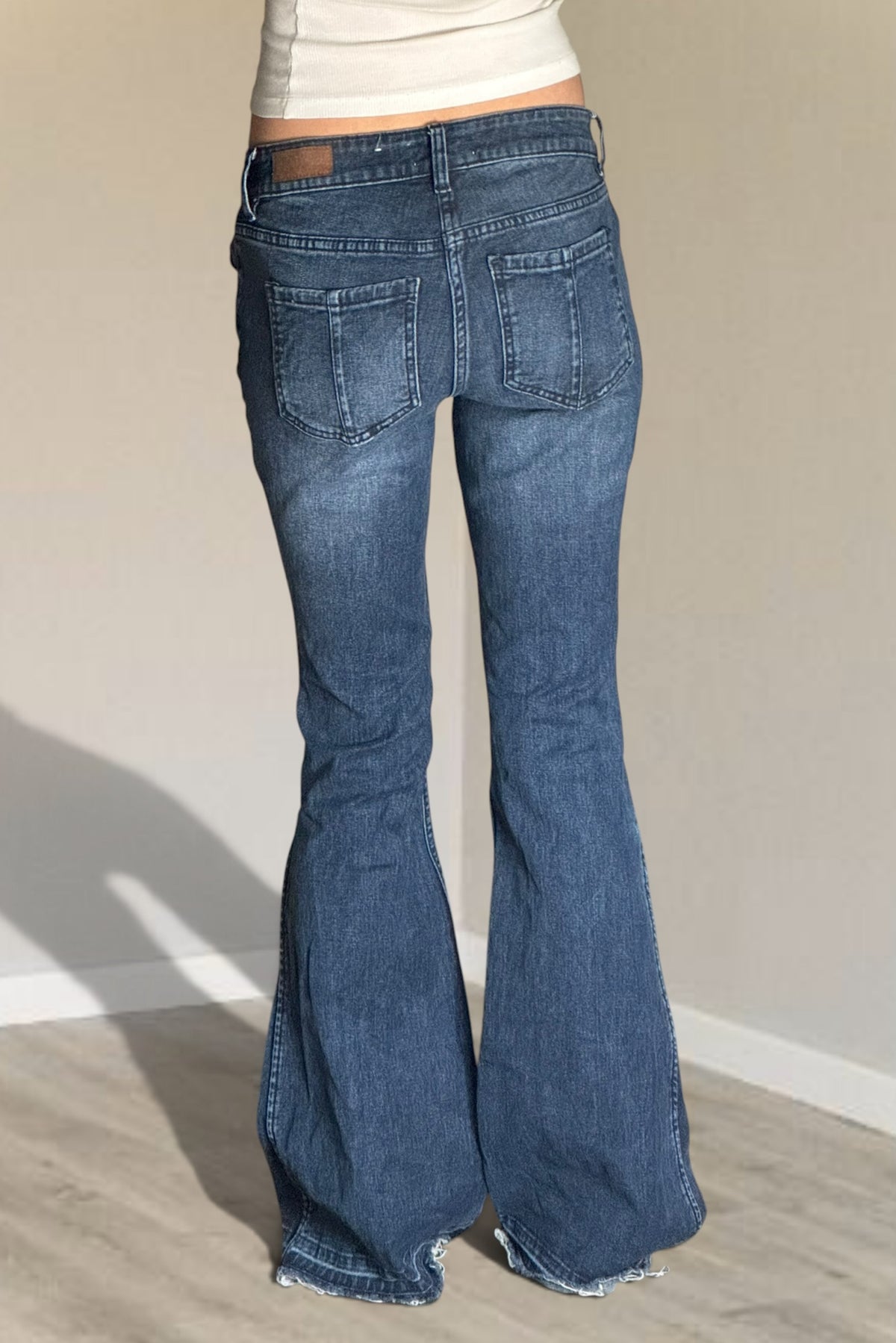 Utsvängda jeans stl: XXS