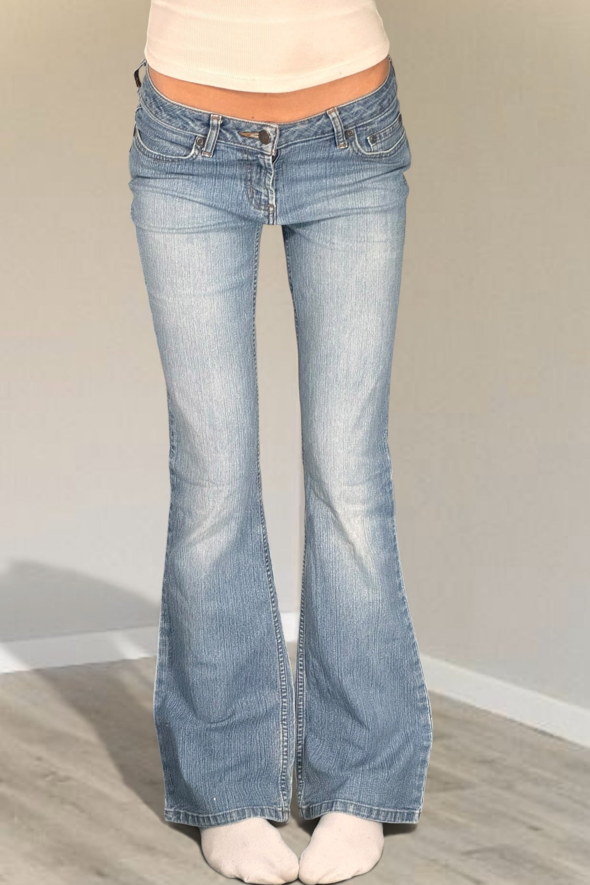Lågmidjade jeans stl: XS