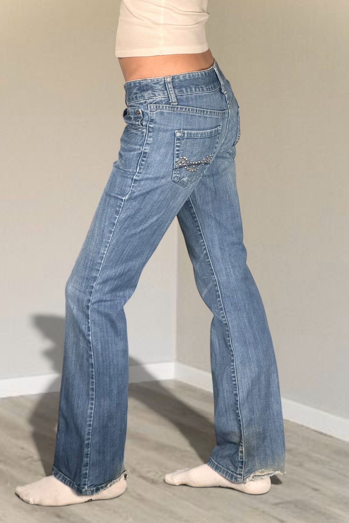 Lågmidjade jeans stl: XS