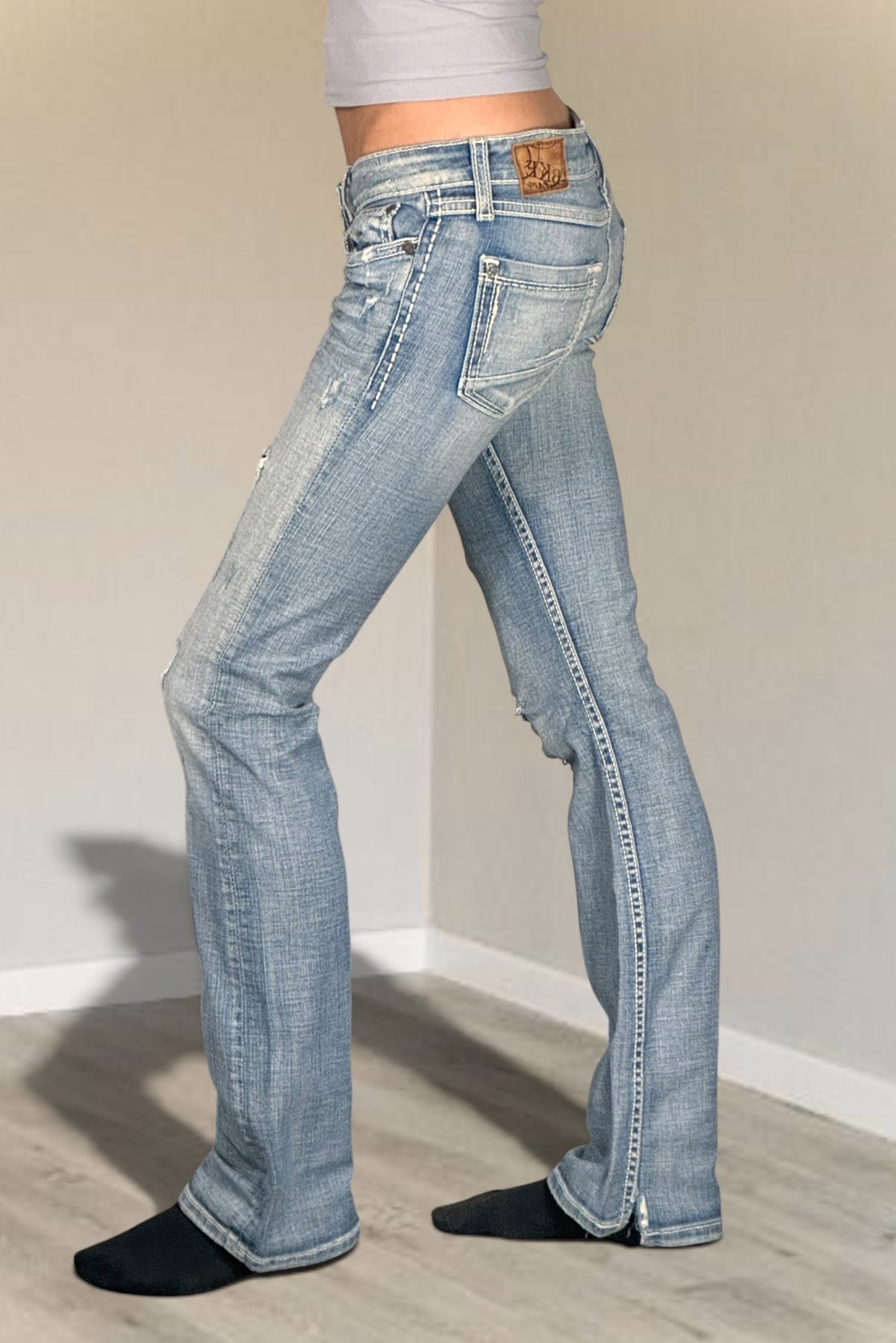 Lågmidjade jeans stl: XS