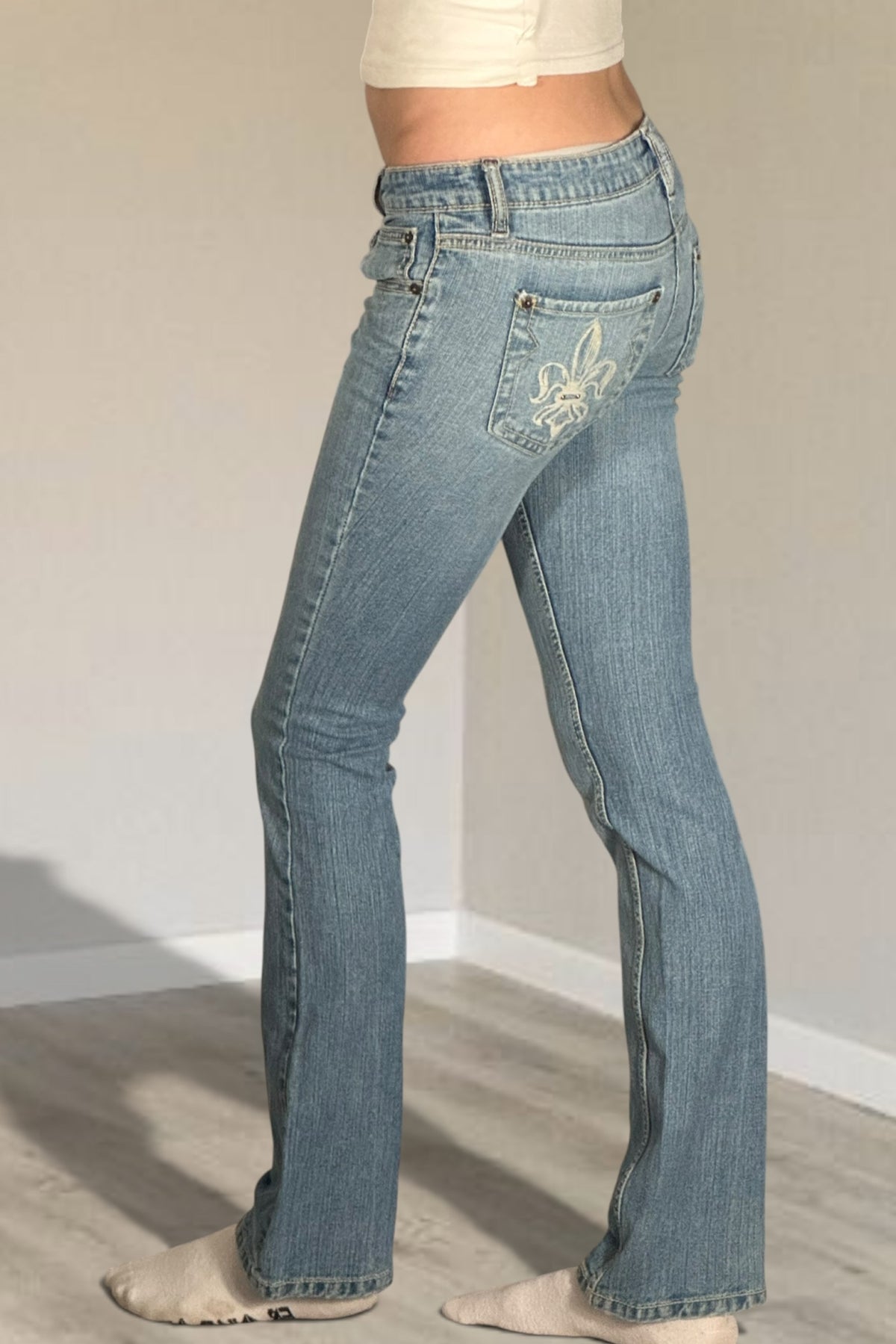 Lågmidjade jeans stl: XS