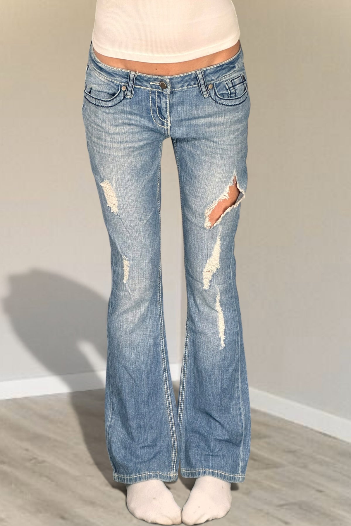 Lågmidjade jeans stl: S