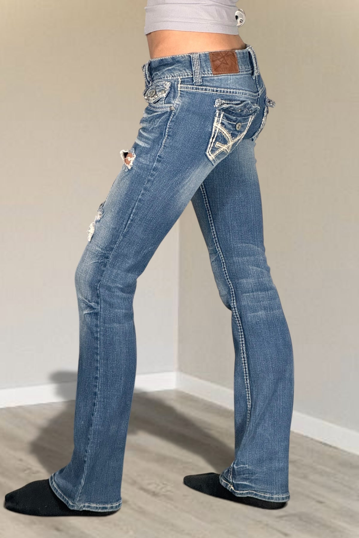 Lågmidjade jeans stl: XS