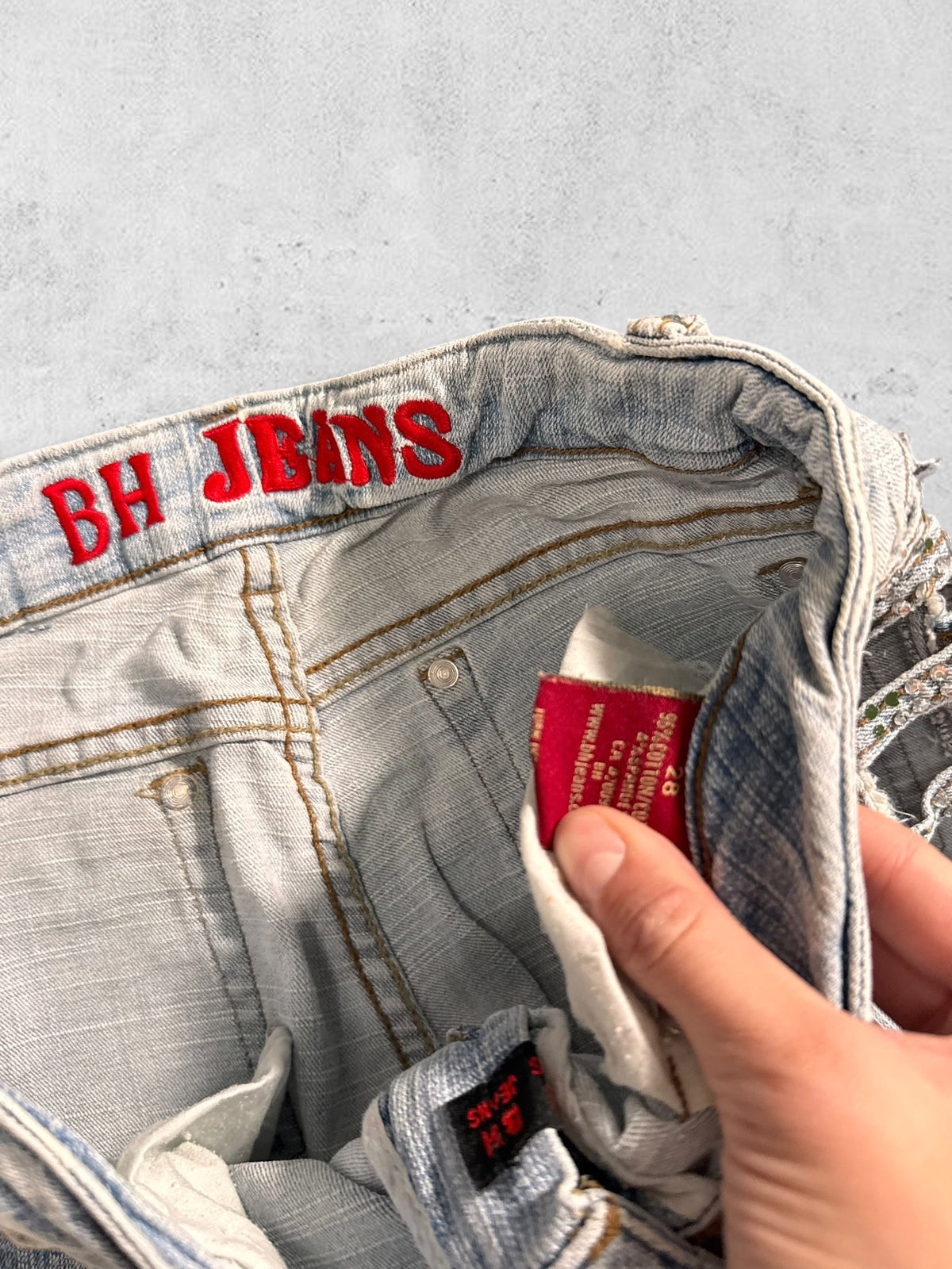 Lågmidjade jeans stl: XS