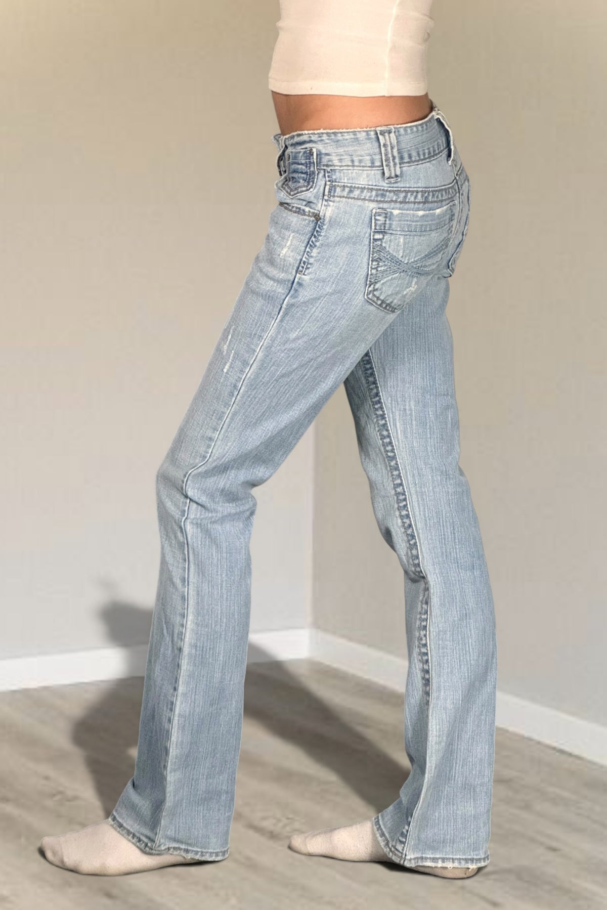 Lågmidjade jeans stl: XS
