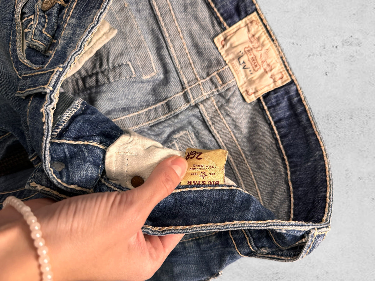 Lågmidjade jeans stl: S