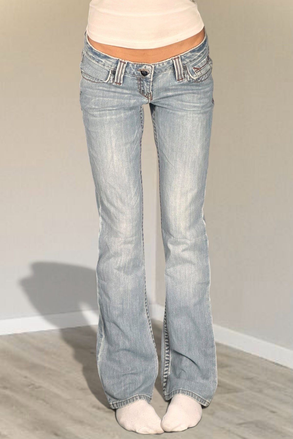 Lågmidjade jeans stl: S