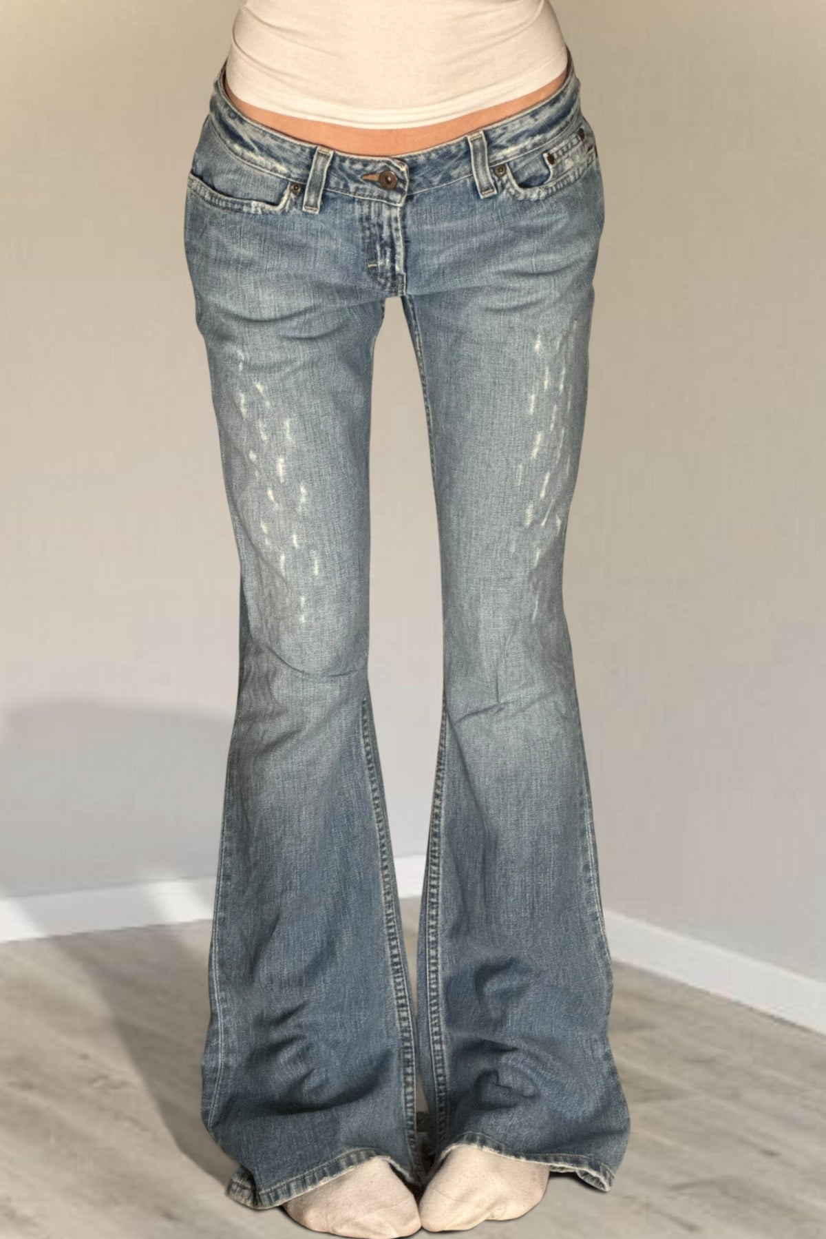 Lågmidjade jeans stl: S