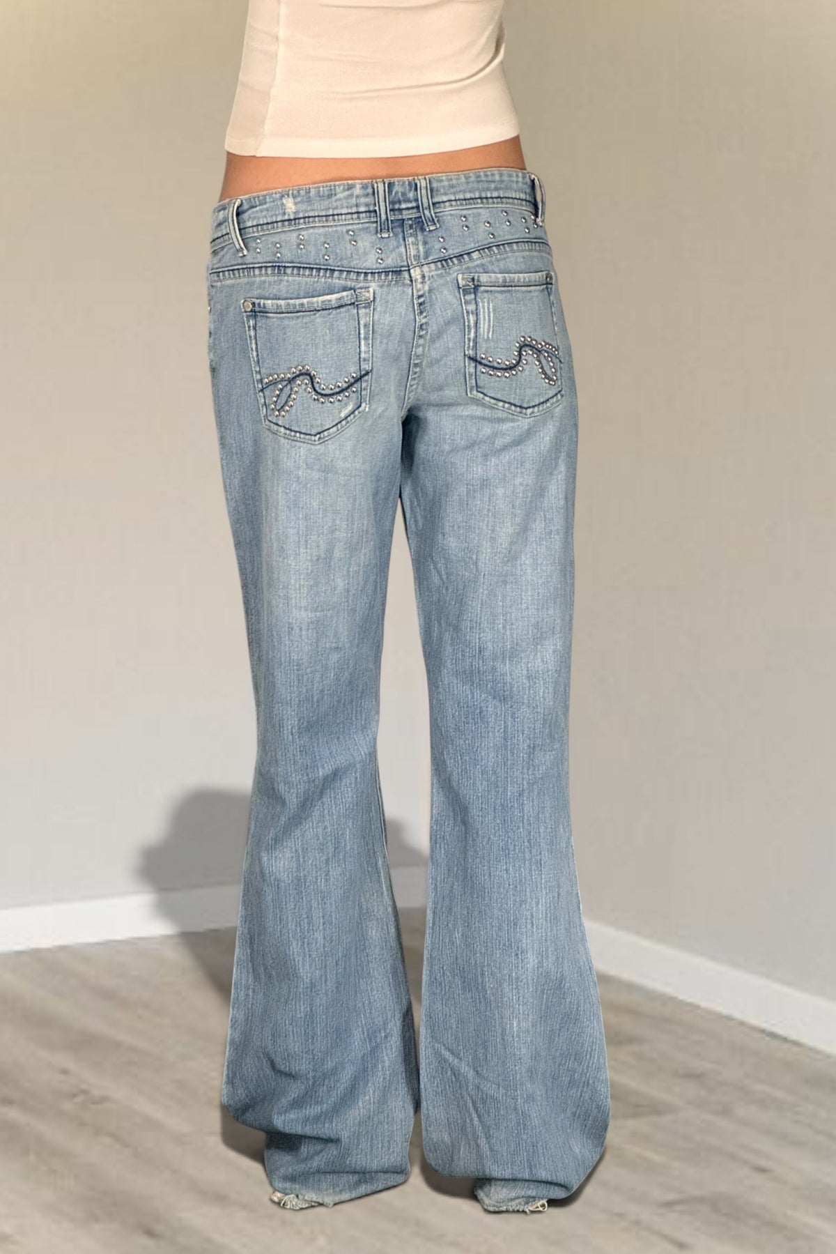 Lågmidjade jeans stl: S