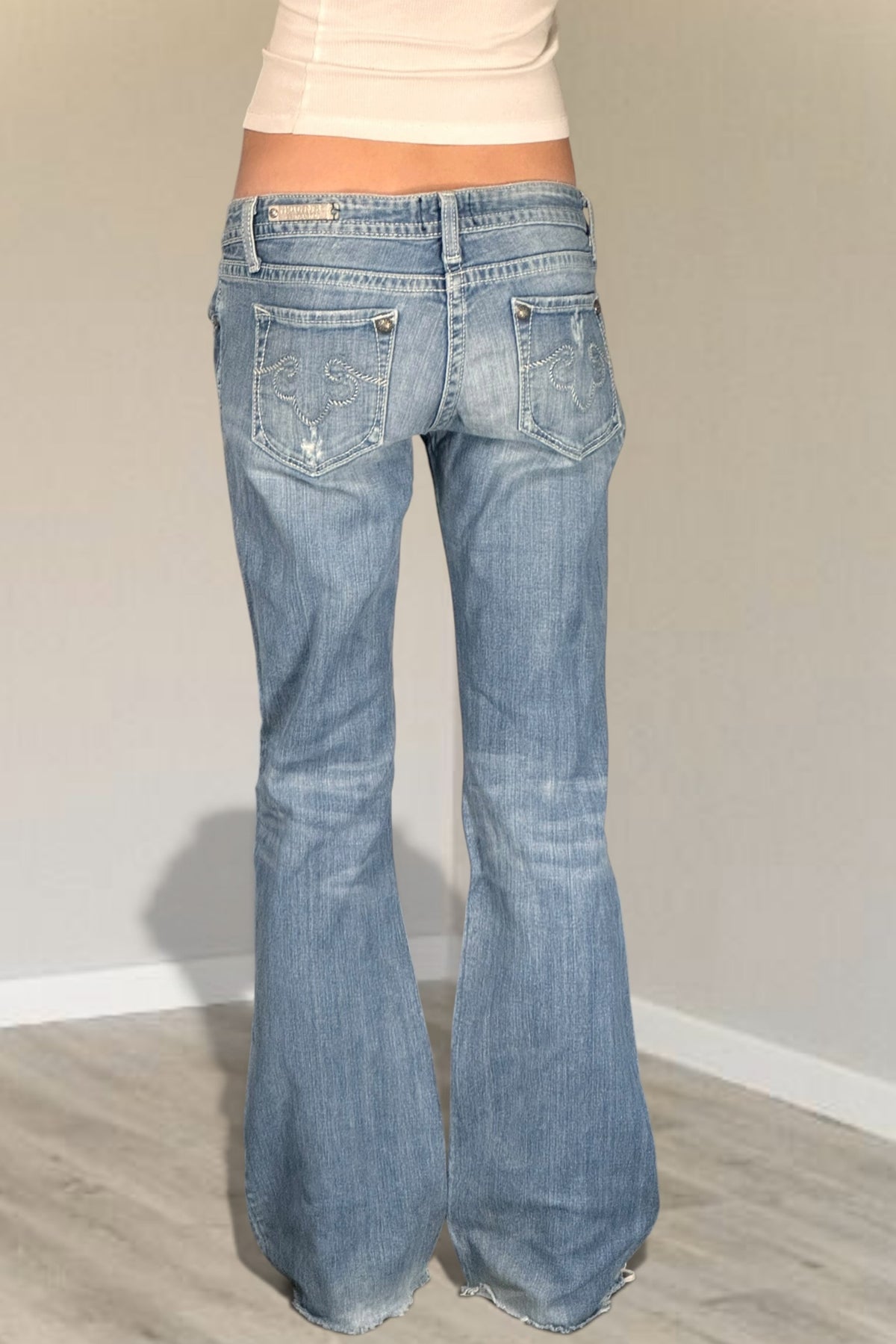 Lågmidjade jeans stl: S