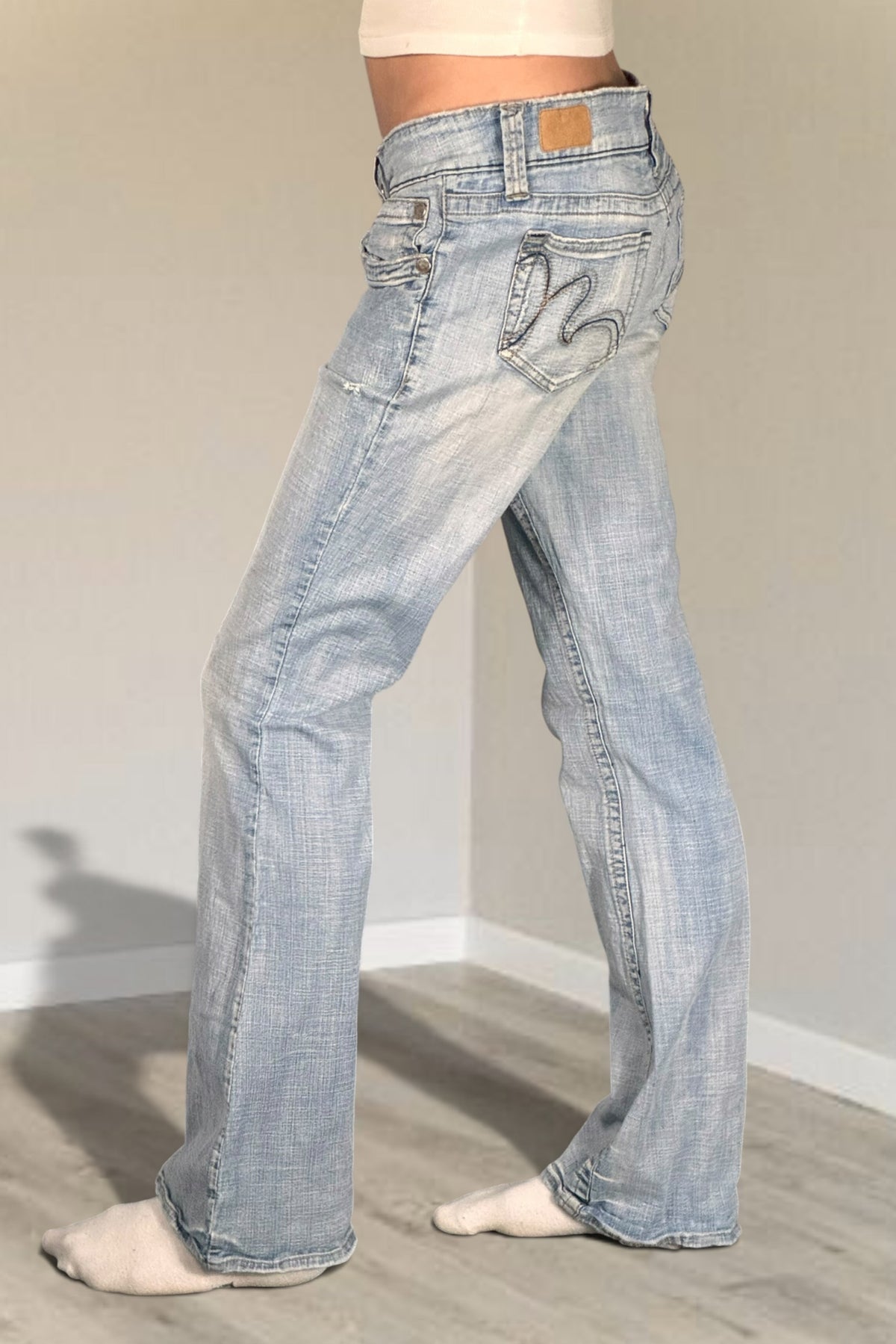 Lågmidjade jeans stl: M