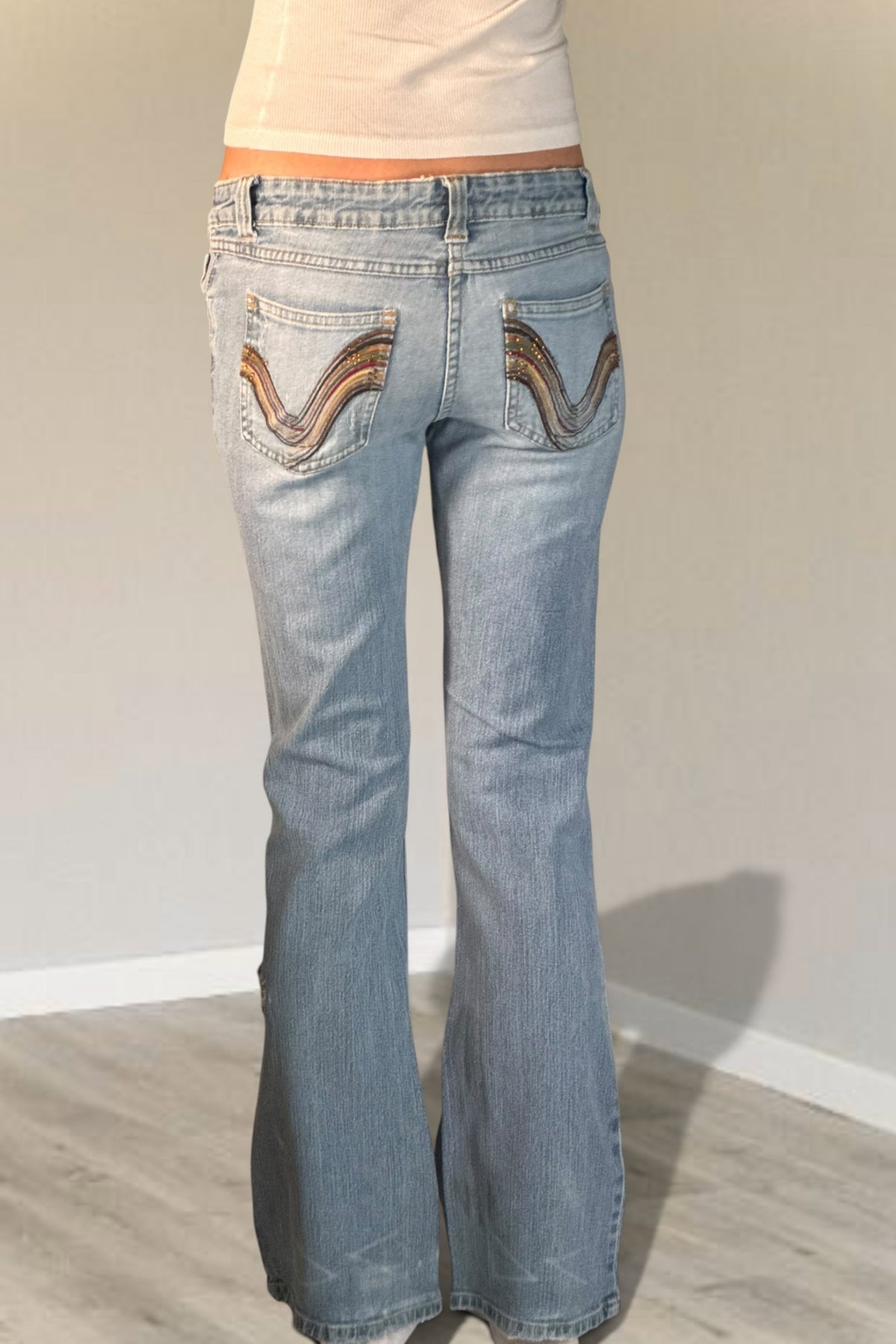 Lågmidjade jeans stl: XS