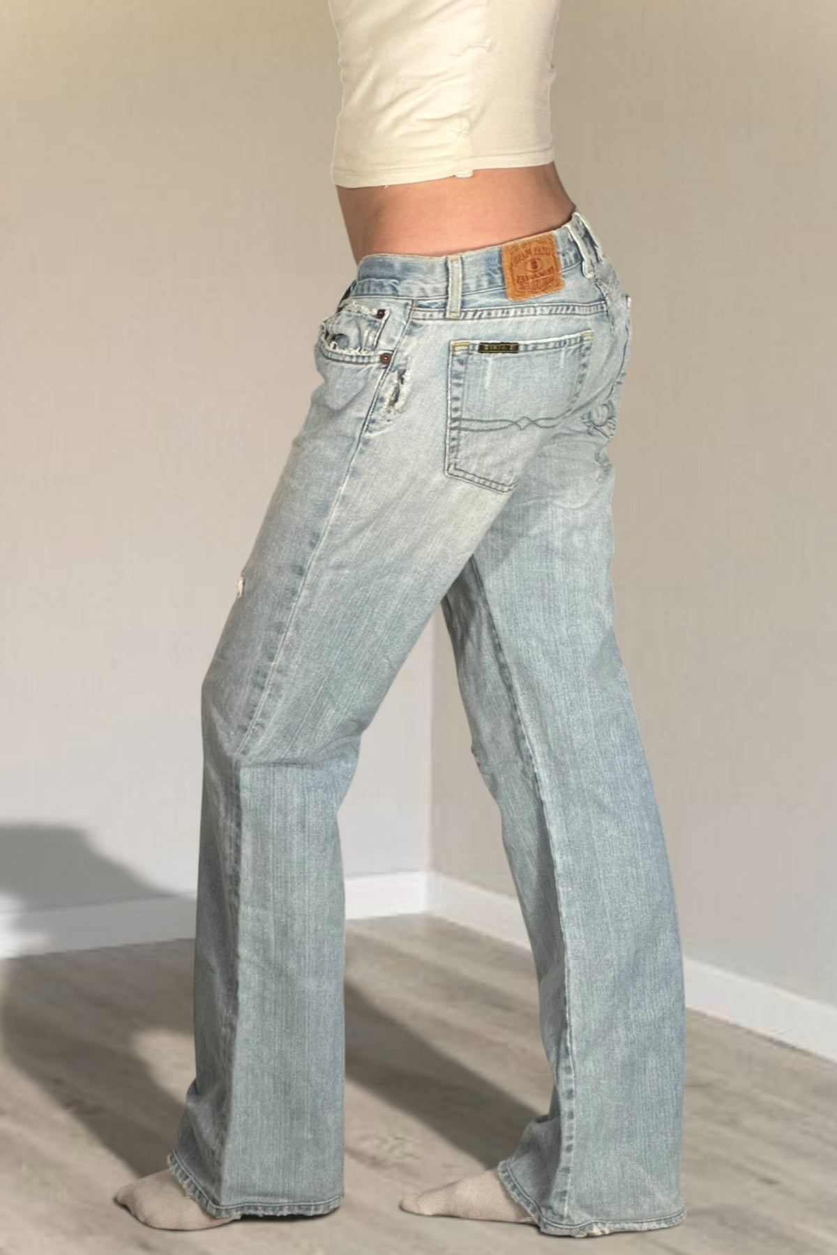 Low-rise jeans size: M