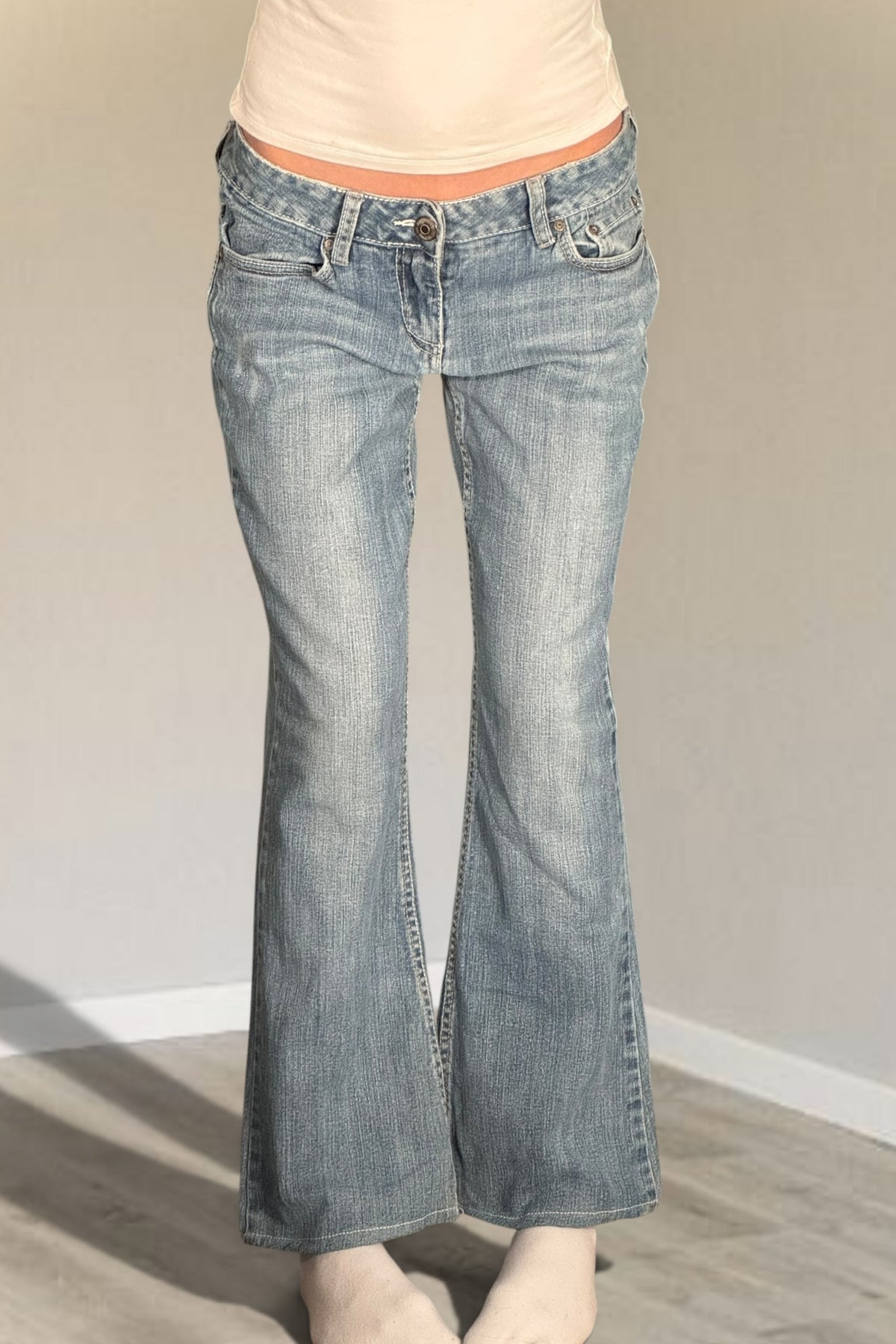 Lågmidjade jeans stl: M
