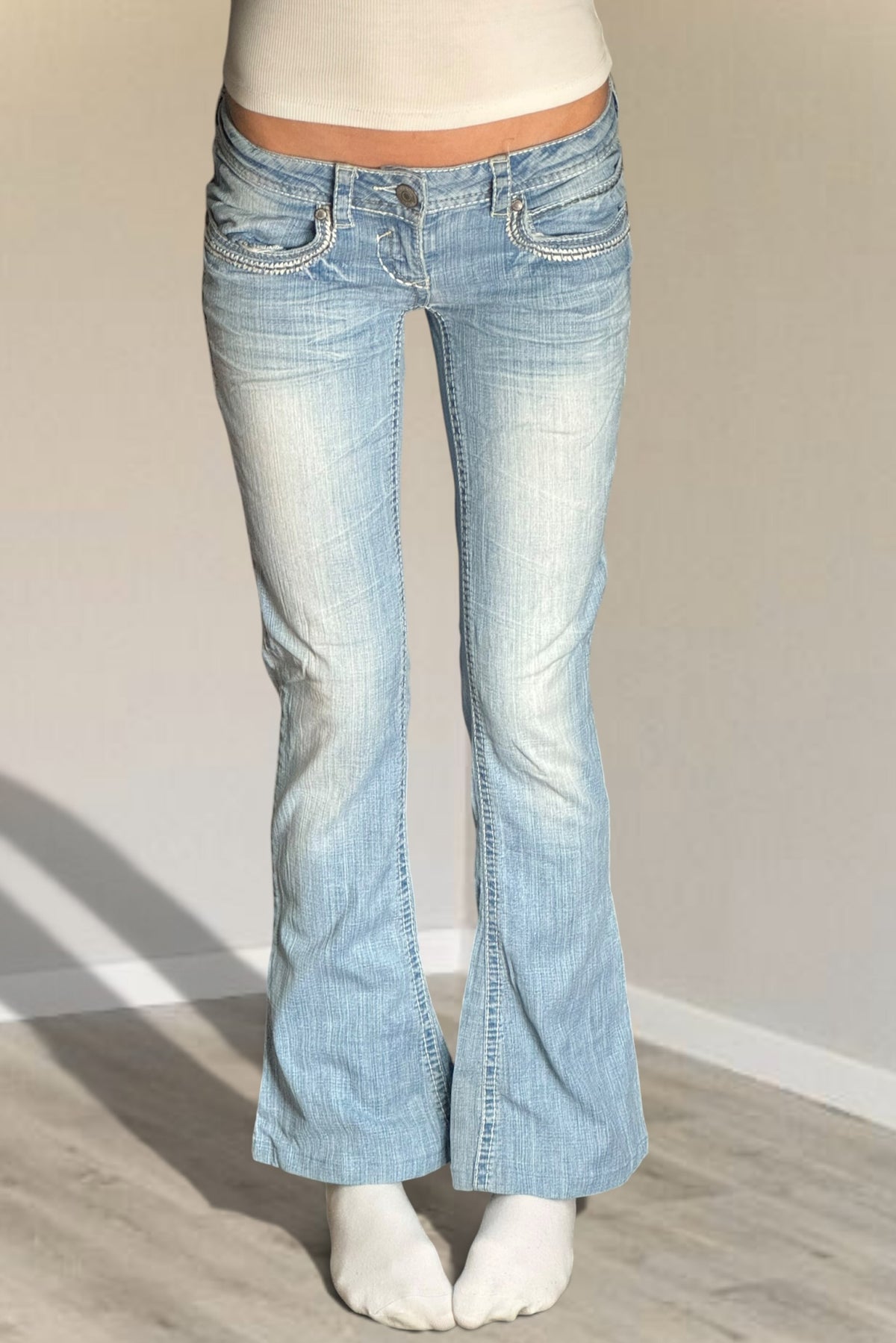 Lågmidjade jeans stl: XXS