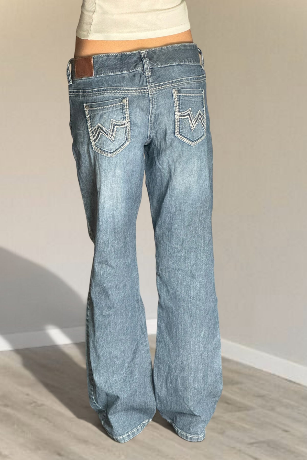 Lågmidjade jeans stl: M