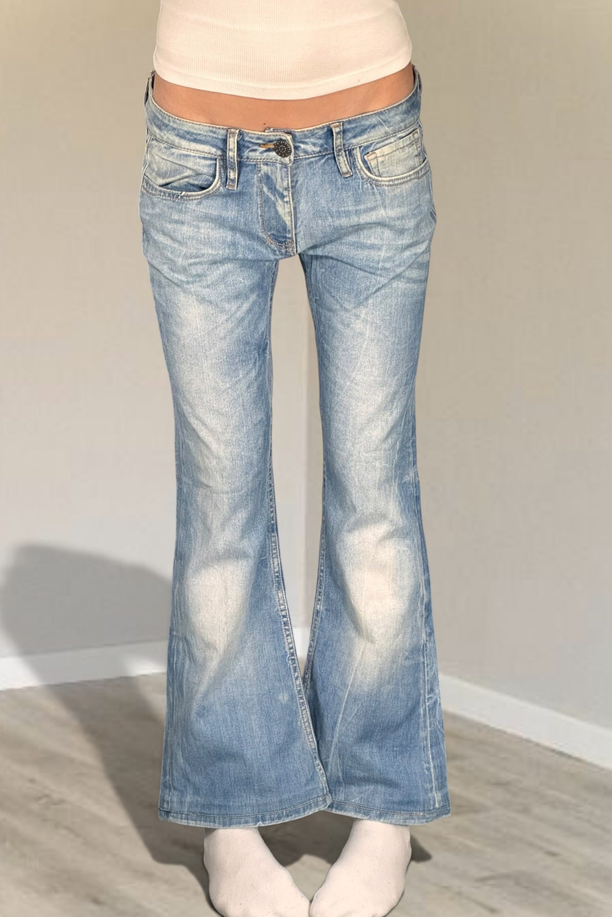 Lågmidjade jeans stl: S