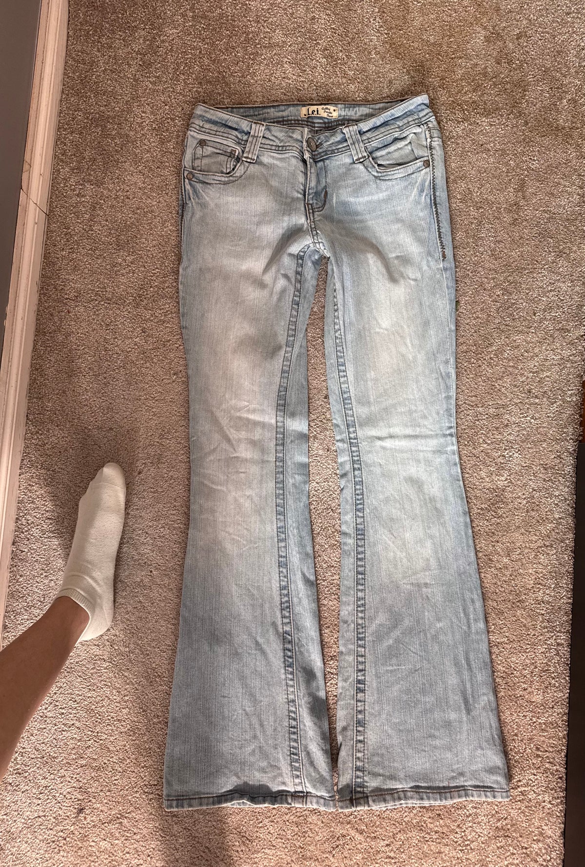 Lågmidjade jeans stl: XS