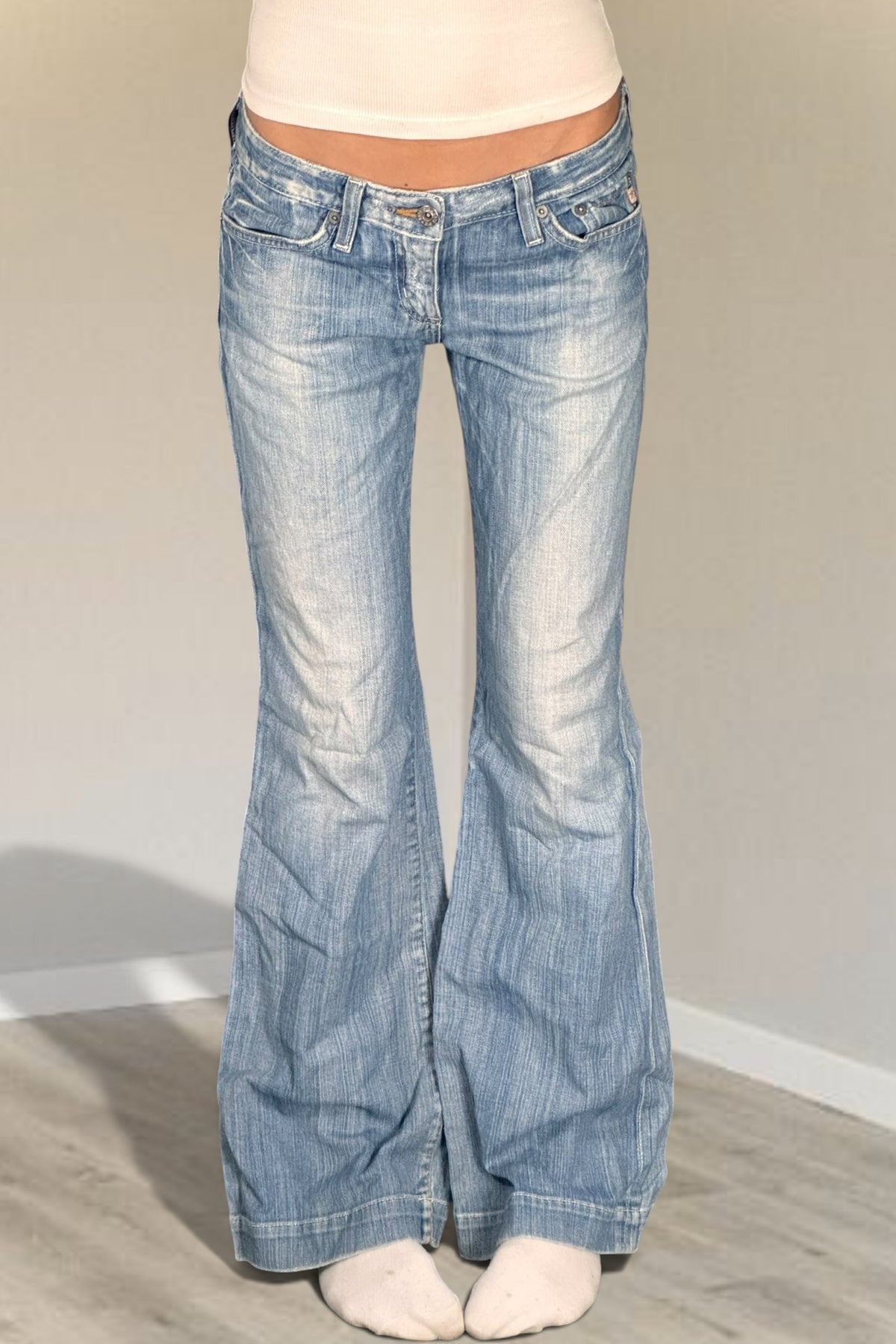 Lågmidjade jeans stl: S