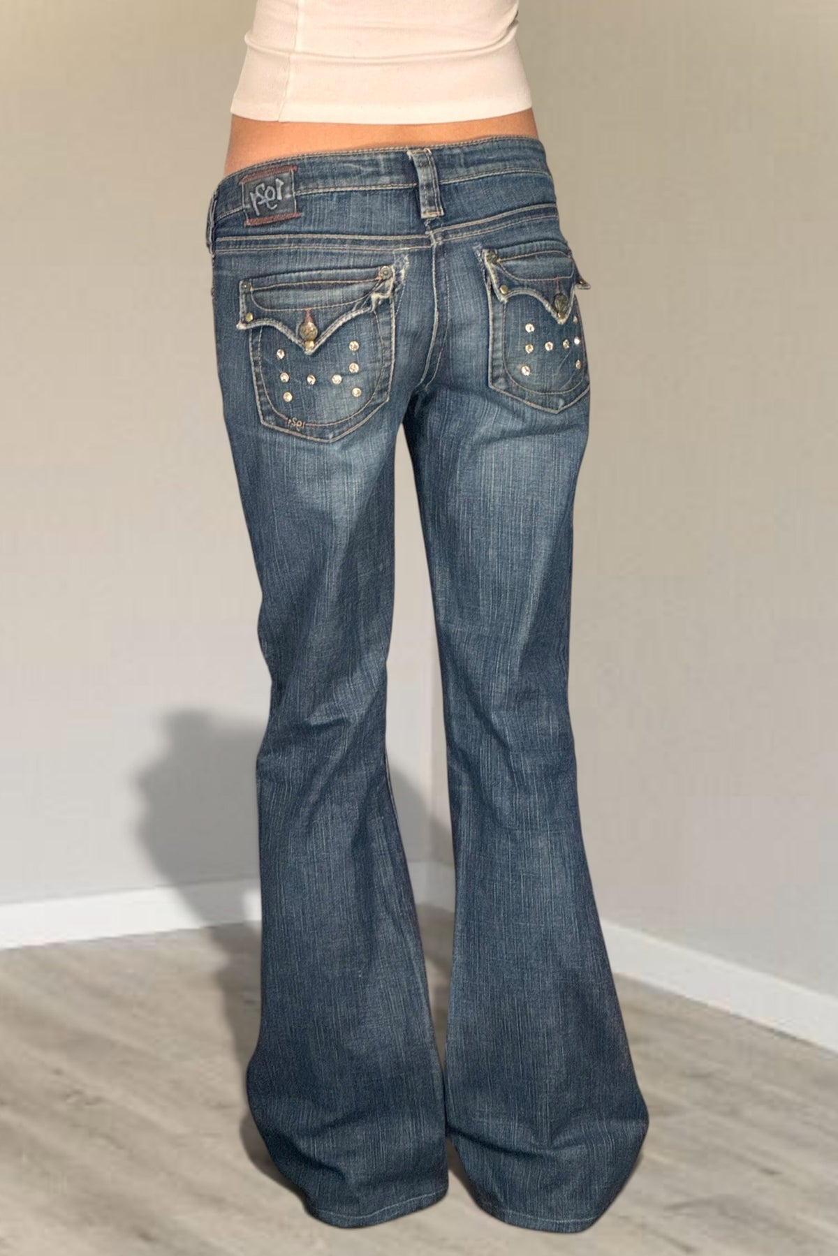Lågmidjade jeans stl: S
