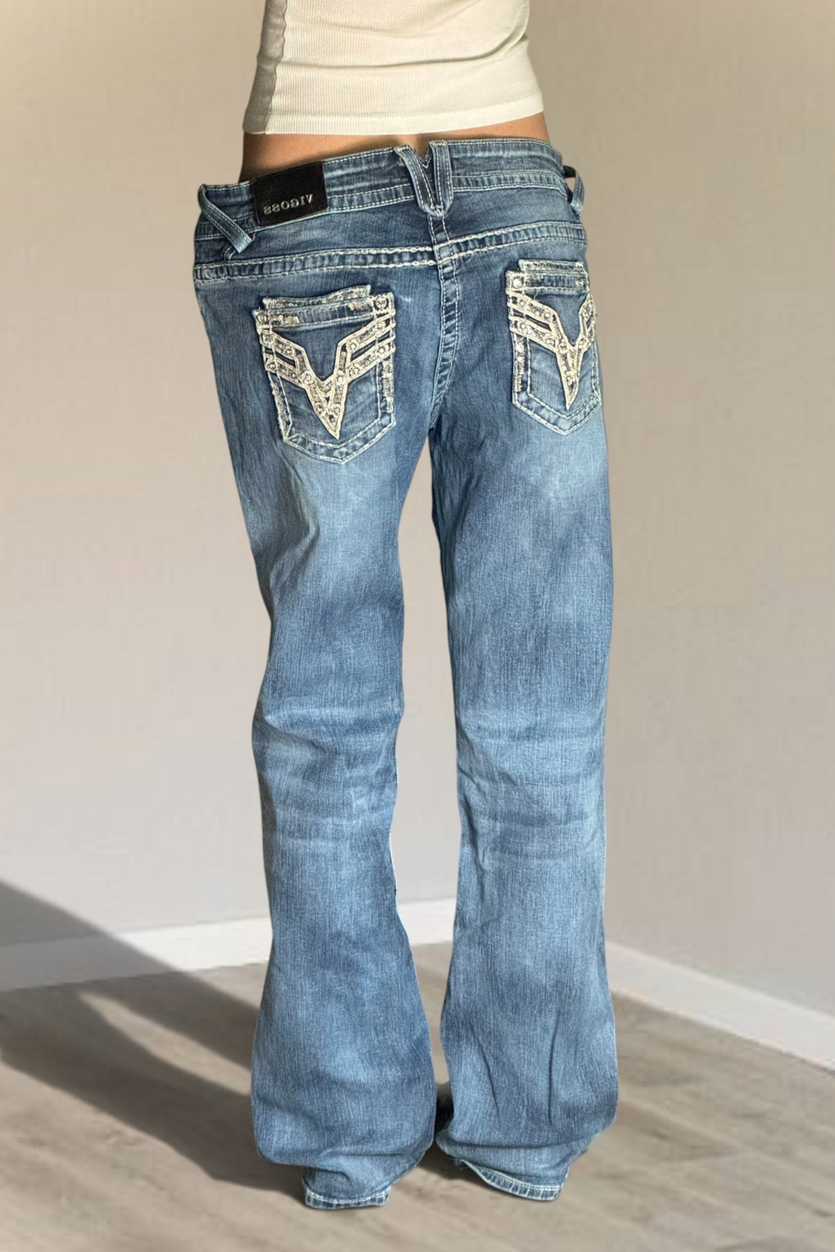 Lågmidjade jeans stl: L