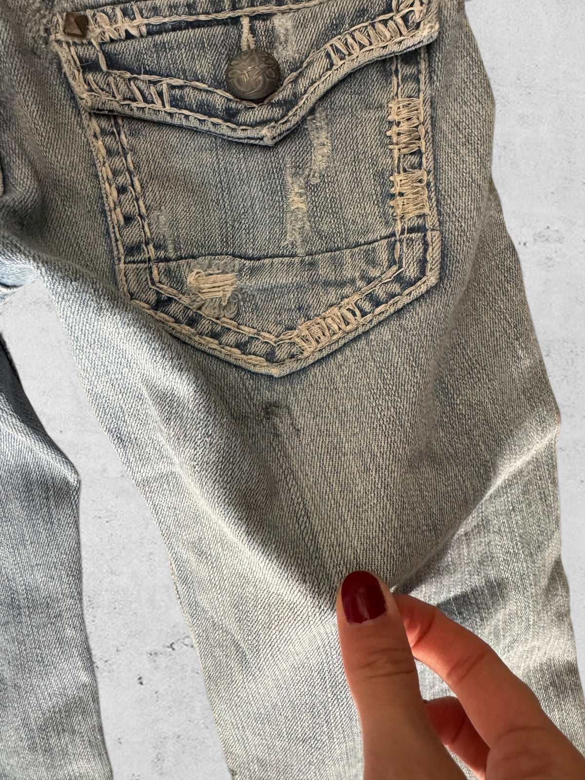 Low-rise jeans size: XXS