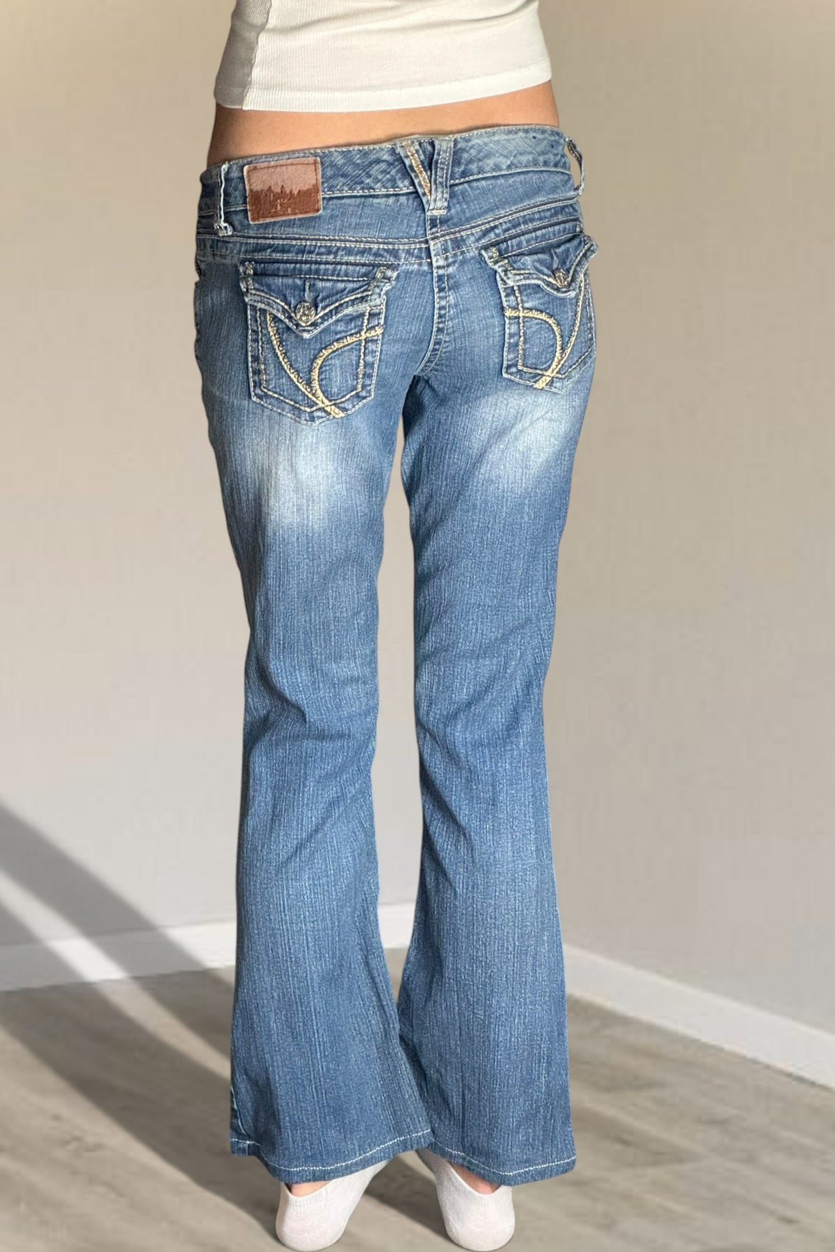 Lågmidjade jeans stl: XS