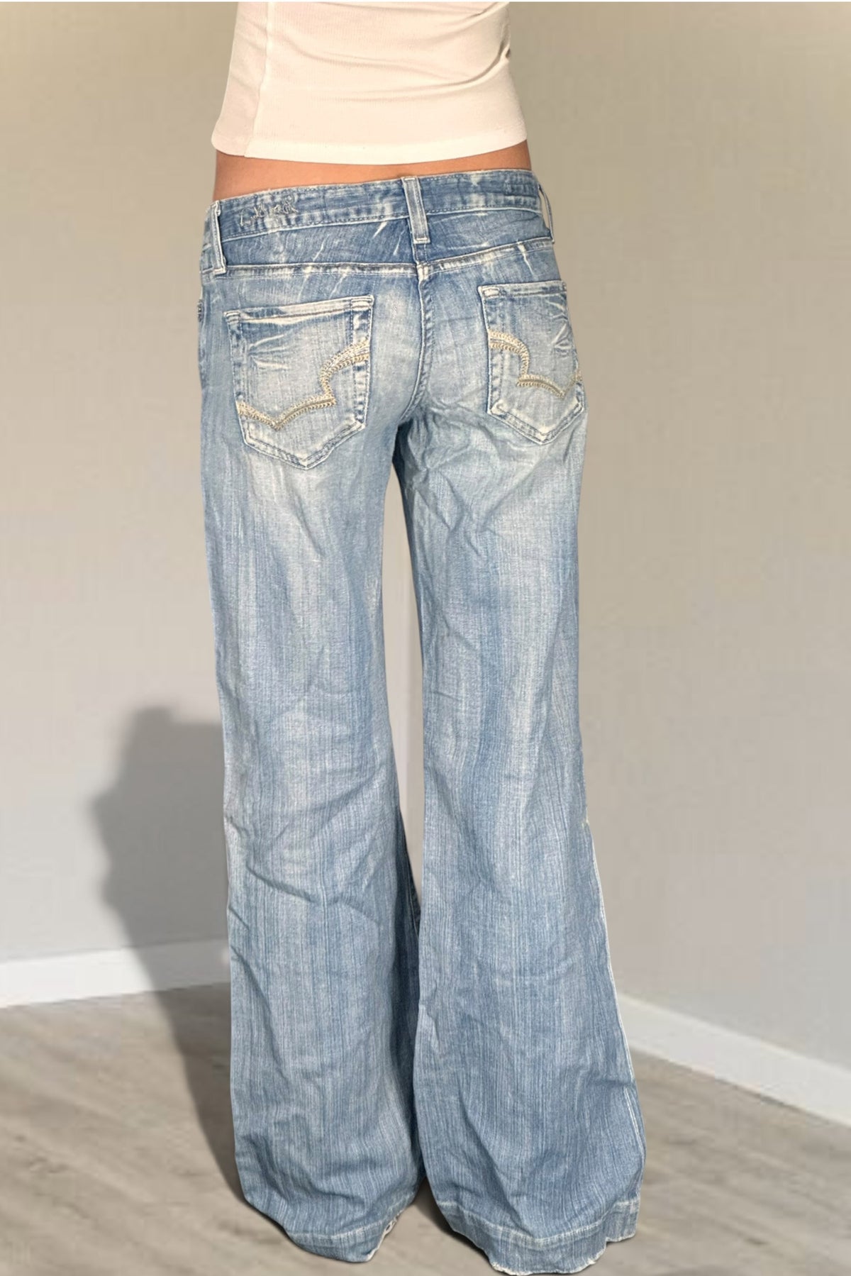 Lågmidjade jeans stl: S