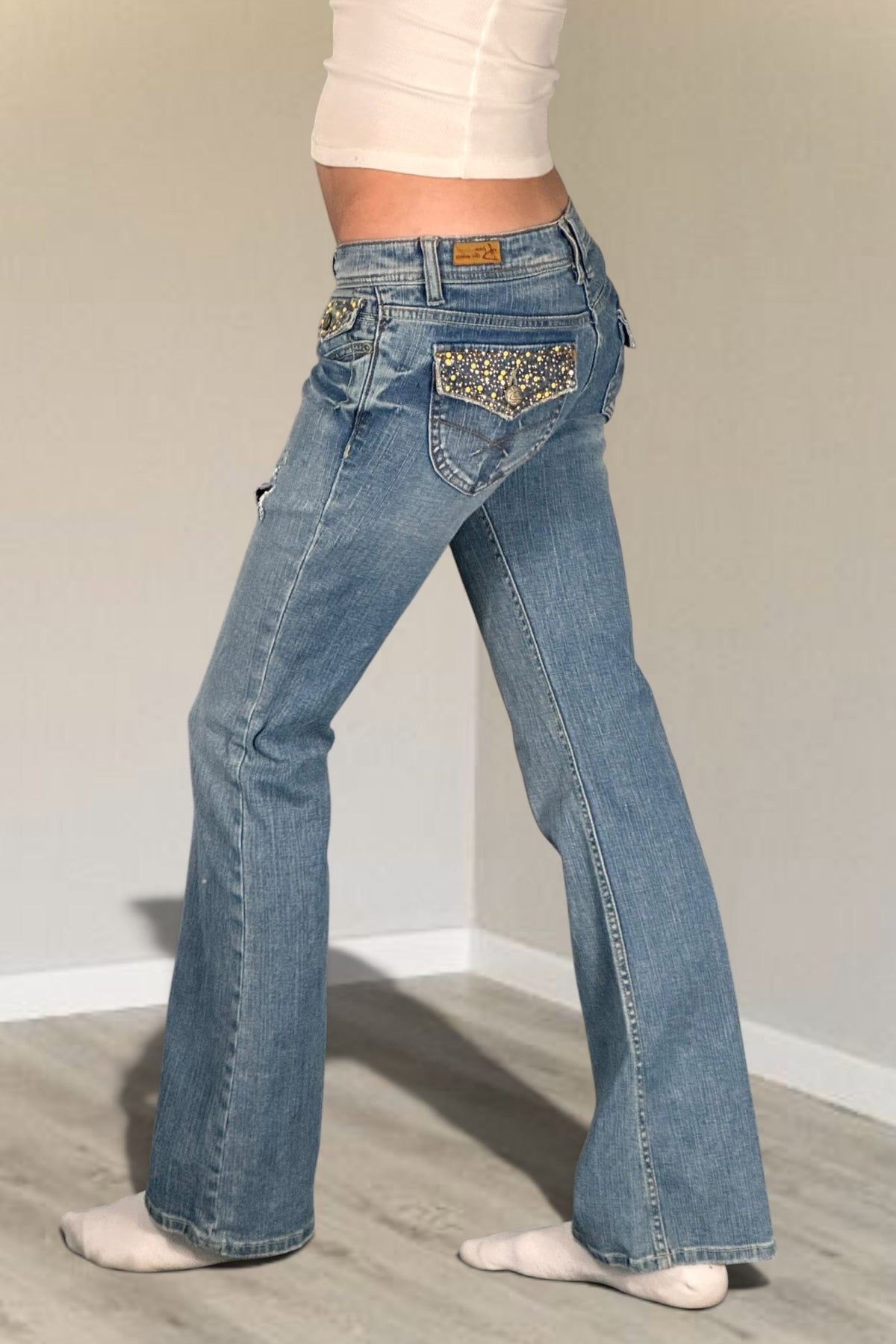 Lågmidjade jeans stl: XS