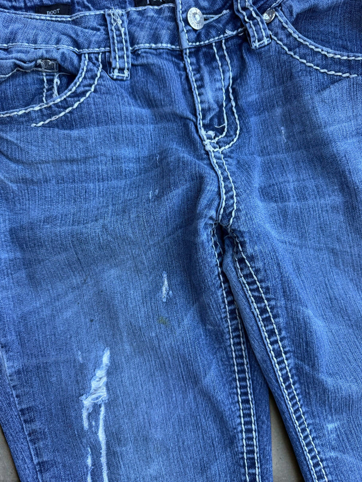 Low-rise jeans size: S