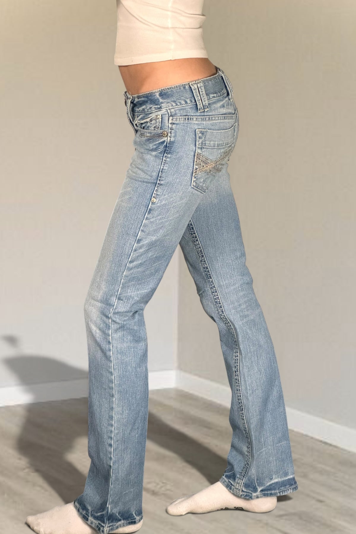 Lågmidjade jeans stl: XXS