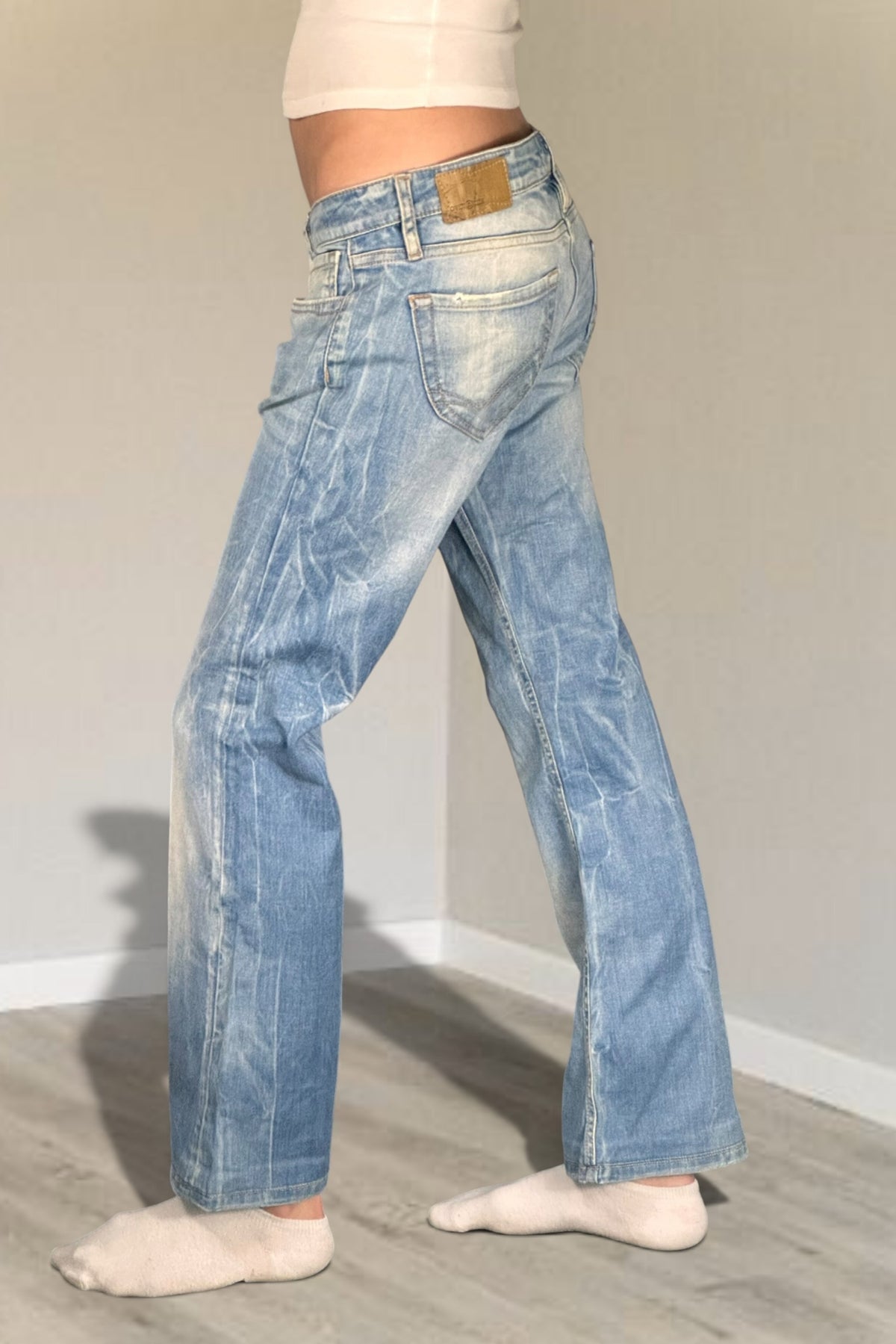 Lågmidjade jeans stl: S