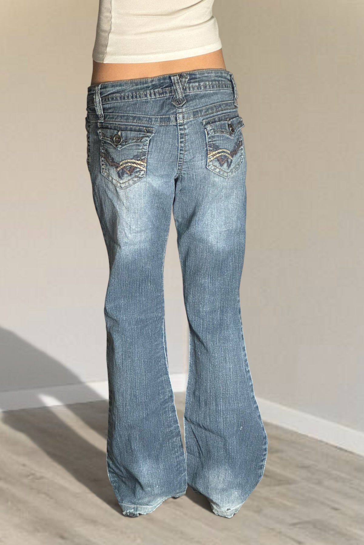 Lågmidjade jeans stl: S