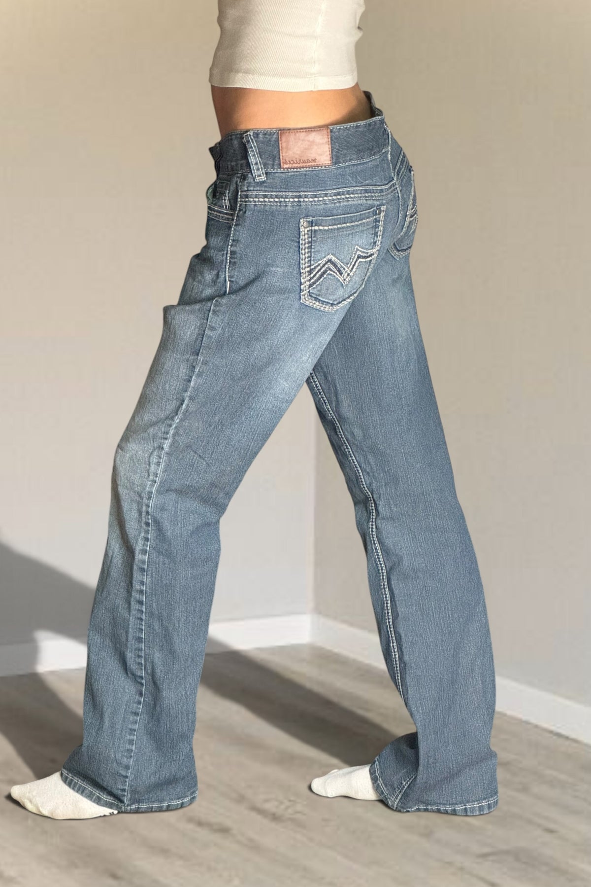 Lågmidjade jeans stl: M