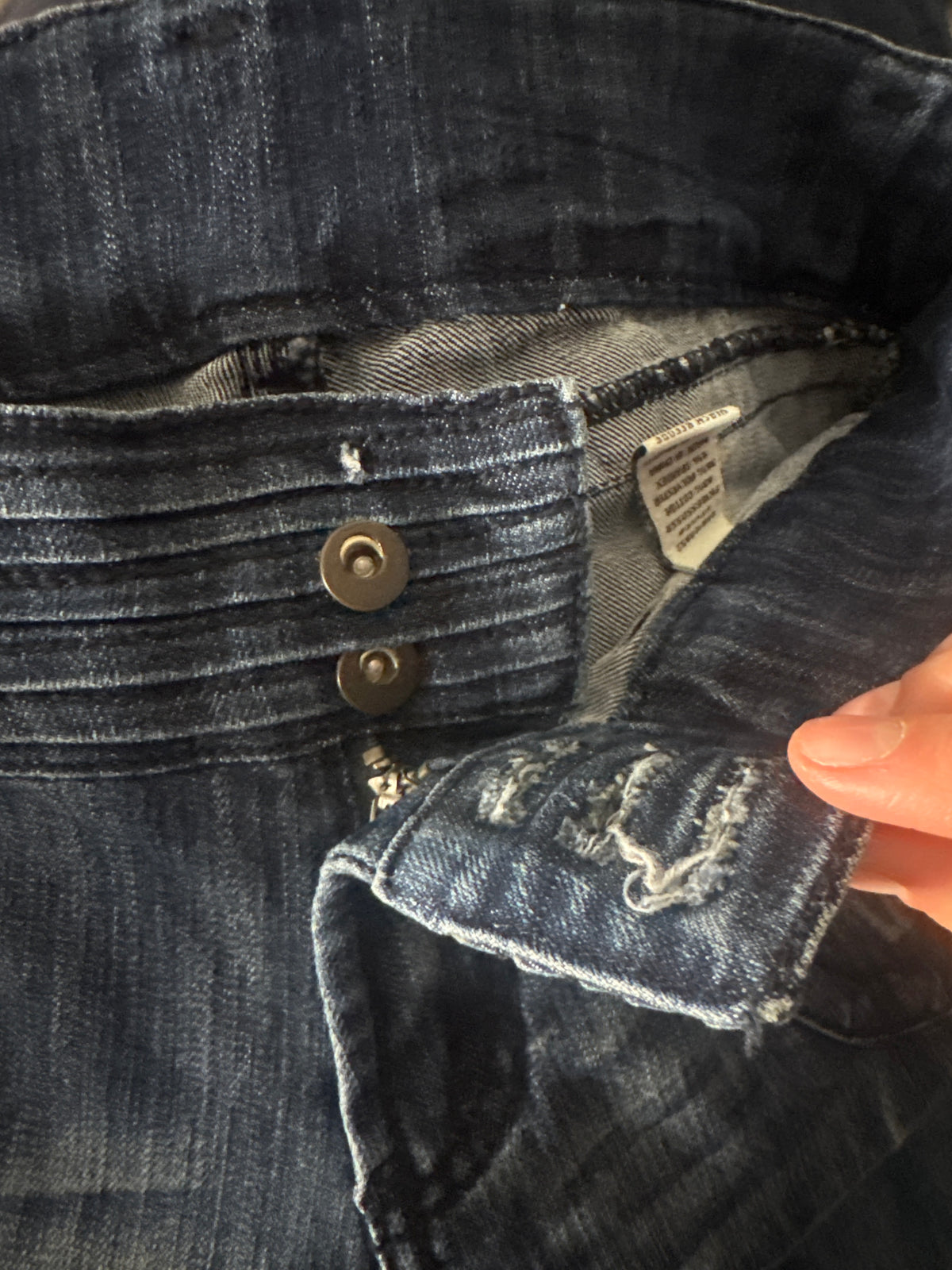 Lågmidjade jeans stl: S